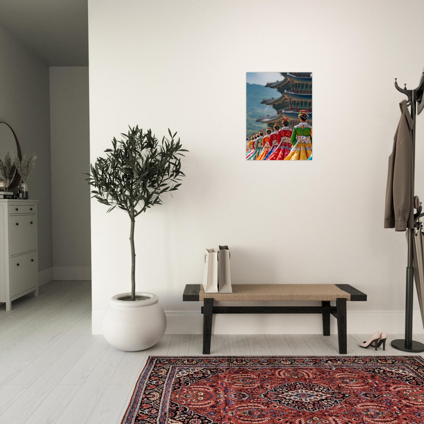 Korean traditional art poster with high‑quality semi‑gloss paper