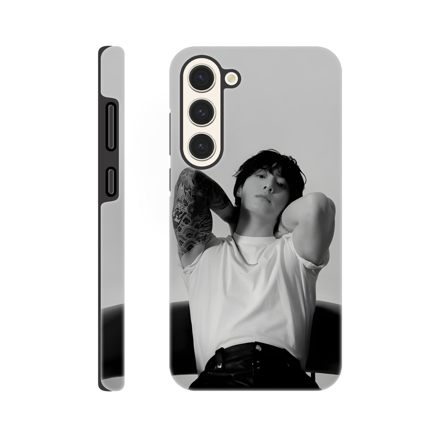 BTS Jungkook Samsung tough case with dual‑layer protection