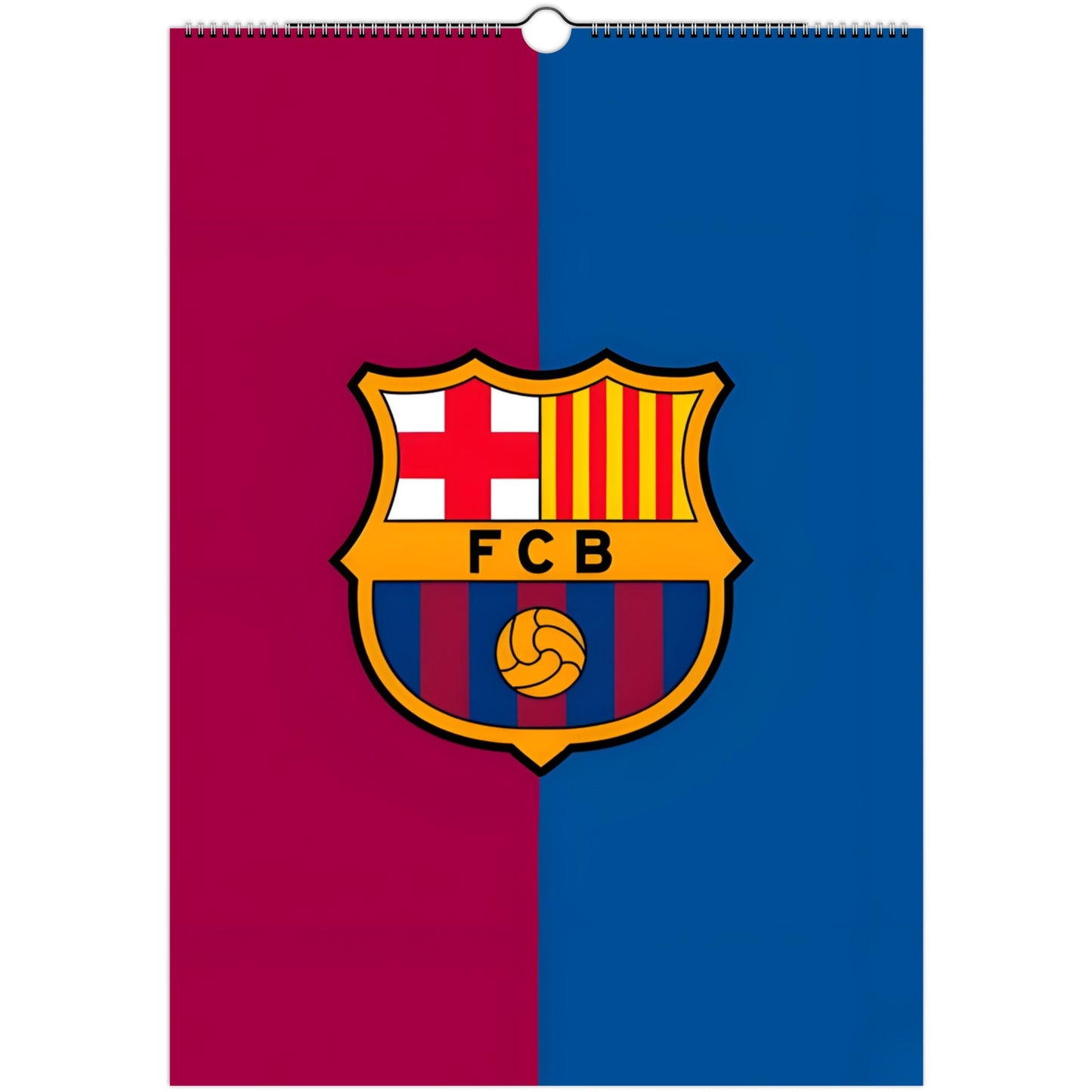 FC Barcelona 2026 A3 wall calendar front cover