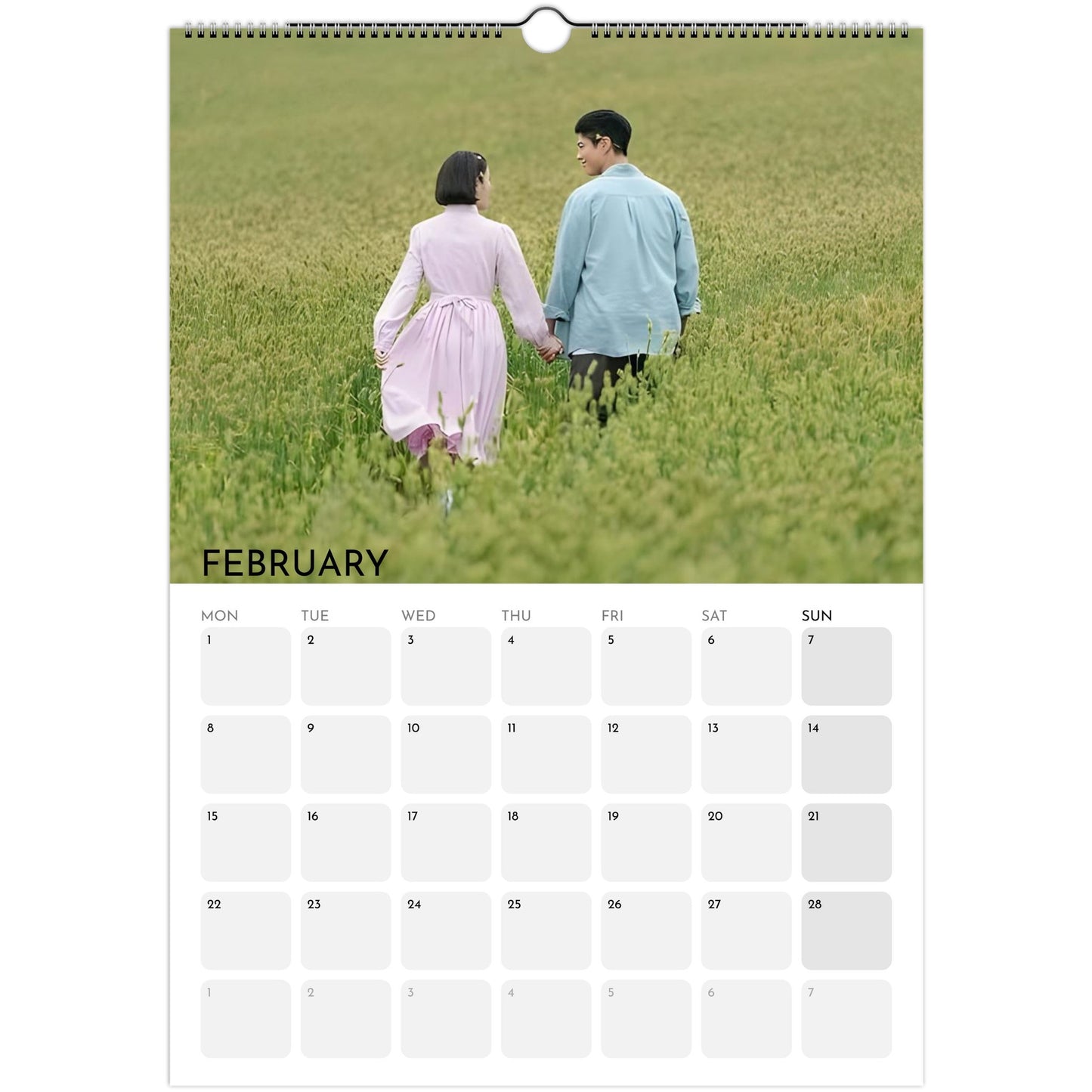 When Life Gives You Tangerines 2026 A3 wall calendar February 2027