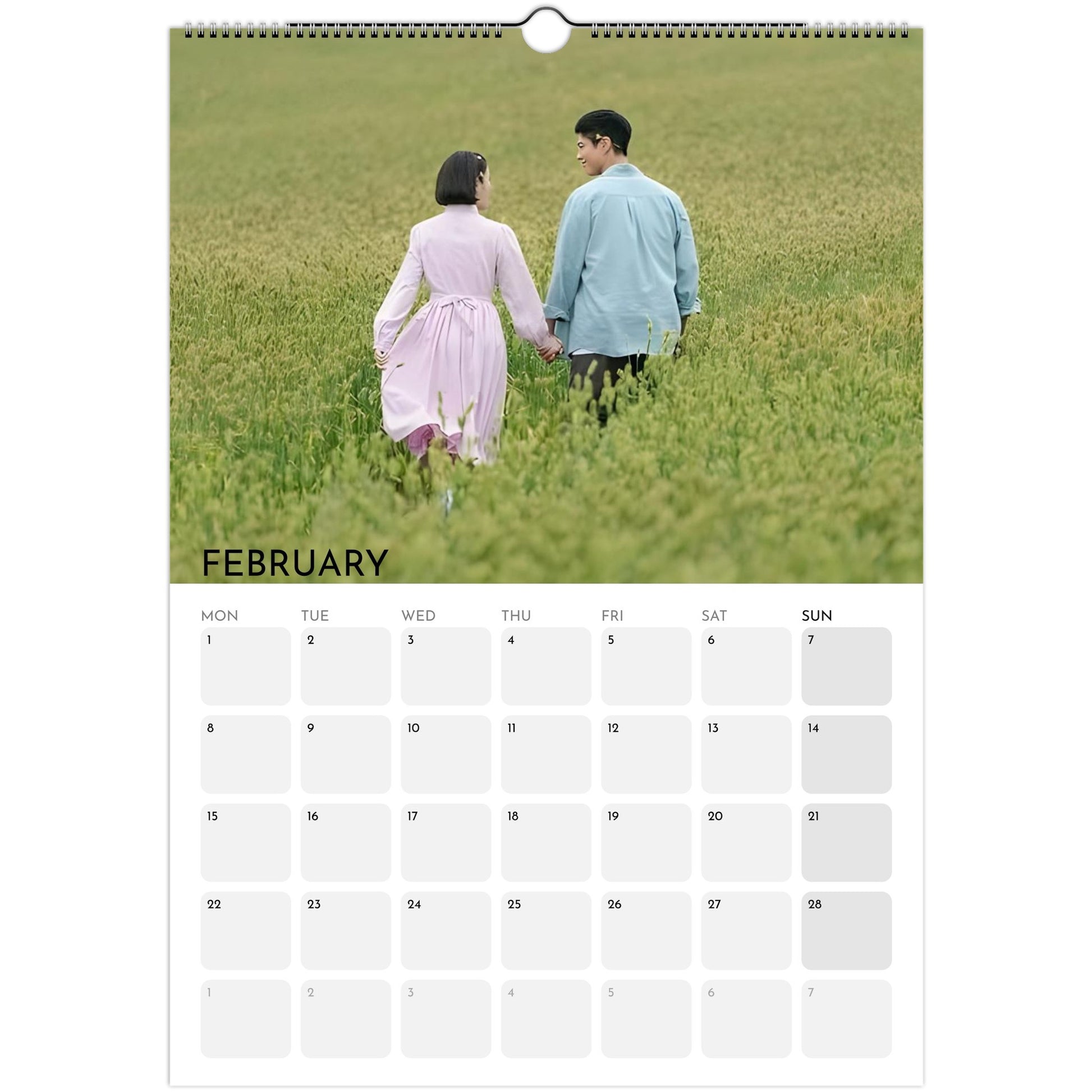 When Life Gives You Tangerines 2026 A3 wall calendar February 2027
