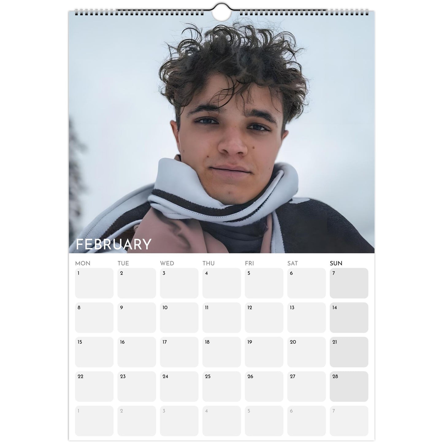 Lando Norris 2026 collector’s wall calendar