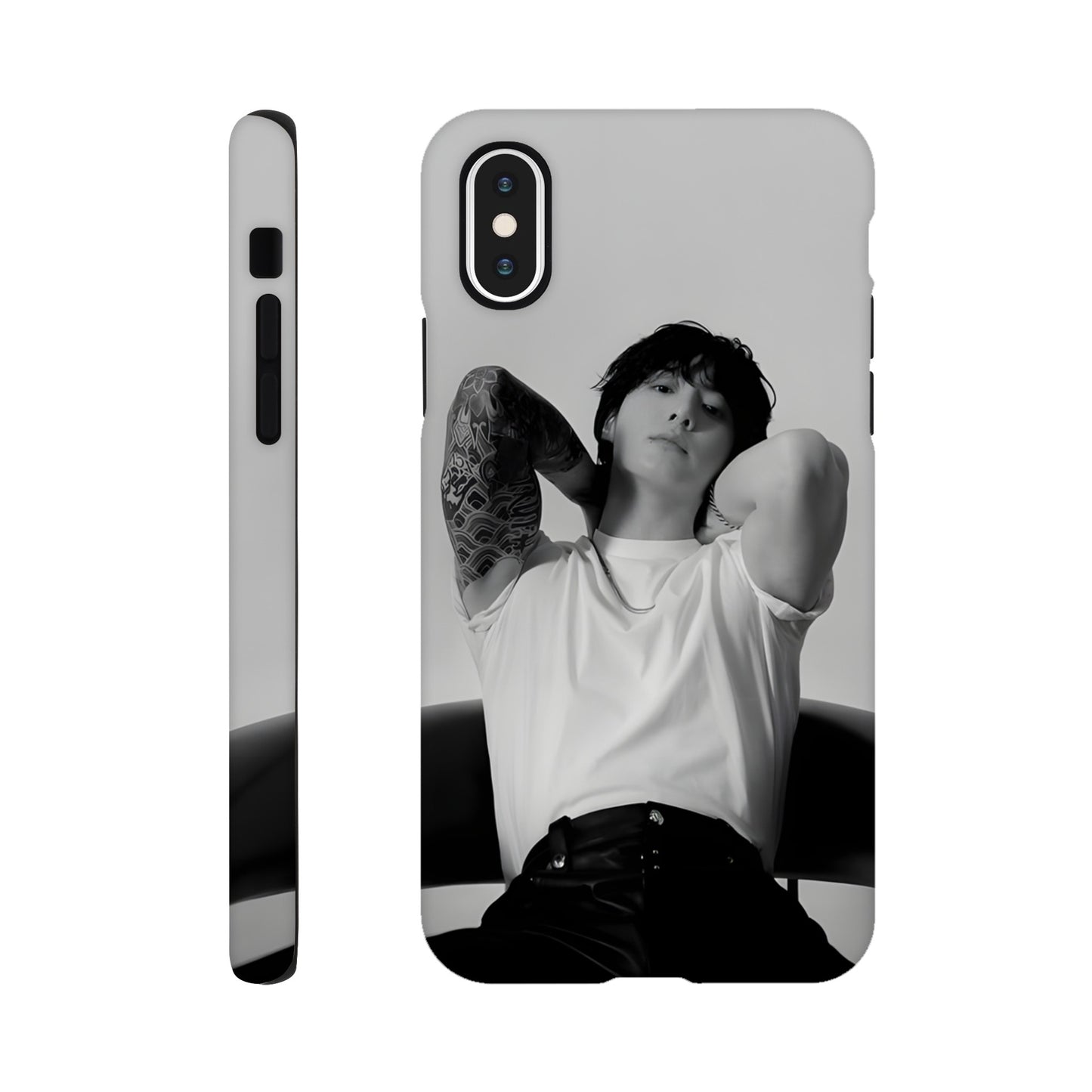 Jungkook iPhone cover with tough dual‑layer build