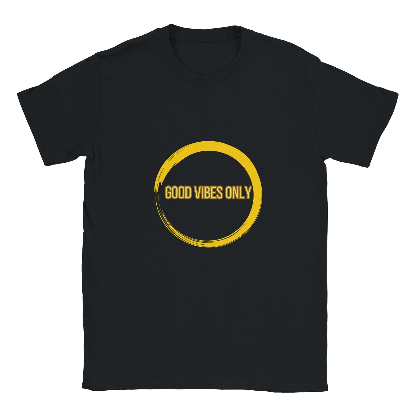 Good Vibes T‑shirt with positive energy quote design