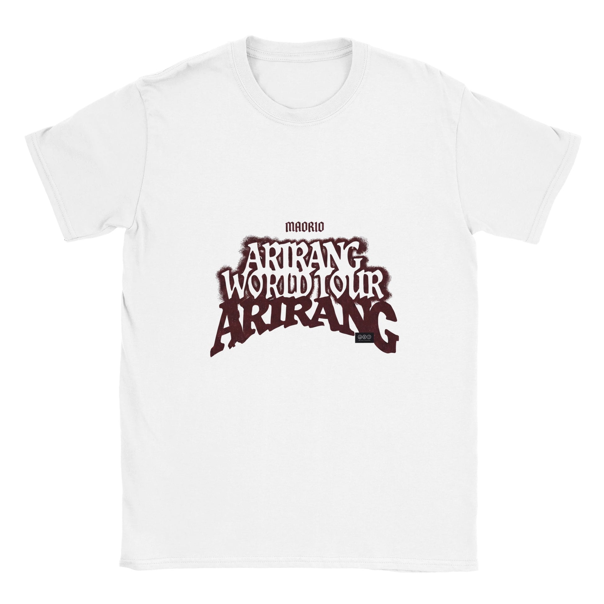 White BTS Arirang 2026 Madrid 26 t‑shirt