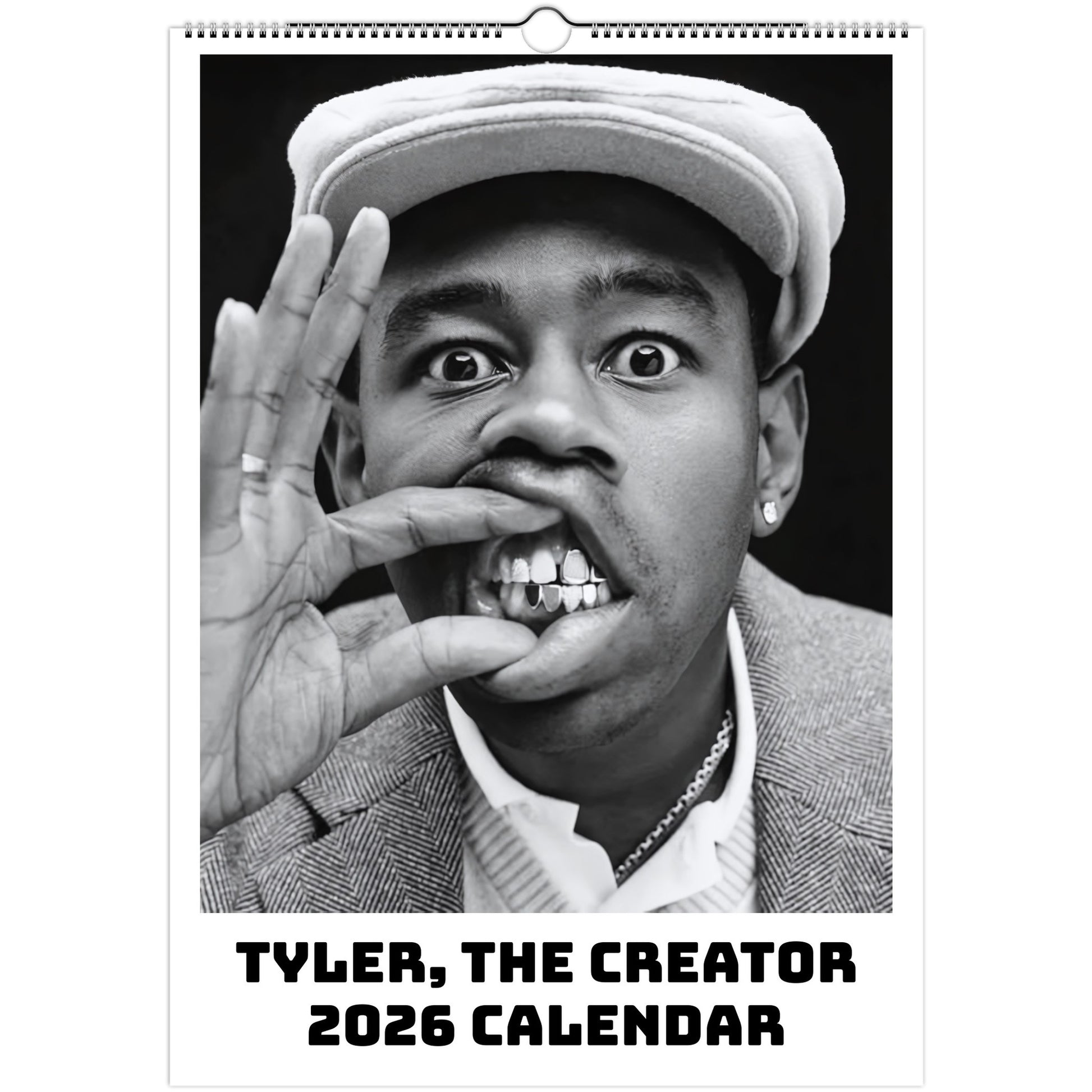 Tyler, The Creator 2026 A3 wall calendar front cover
