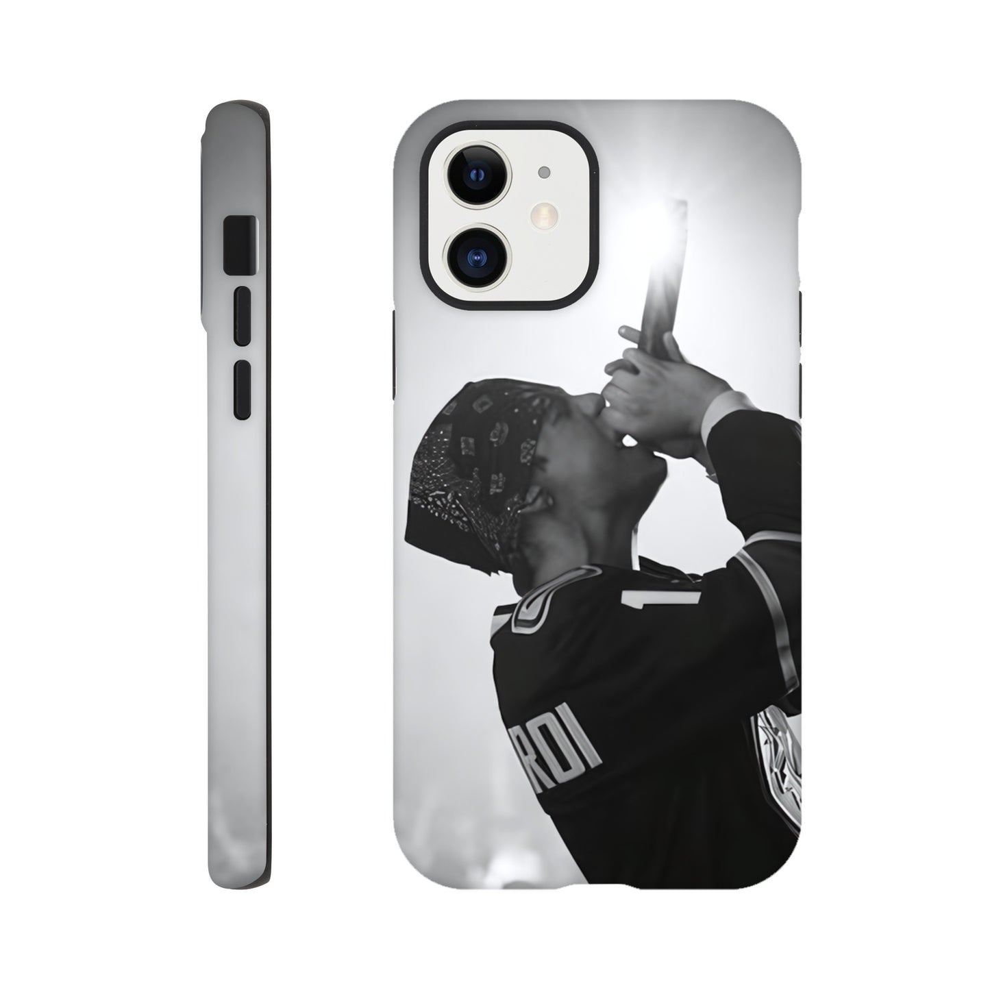 iPhone tough case with trendy The Kid LAROI inspired print
