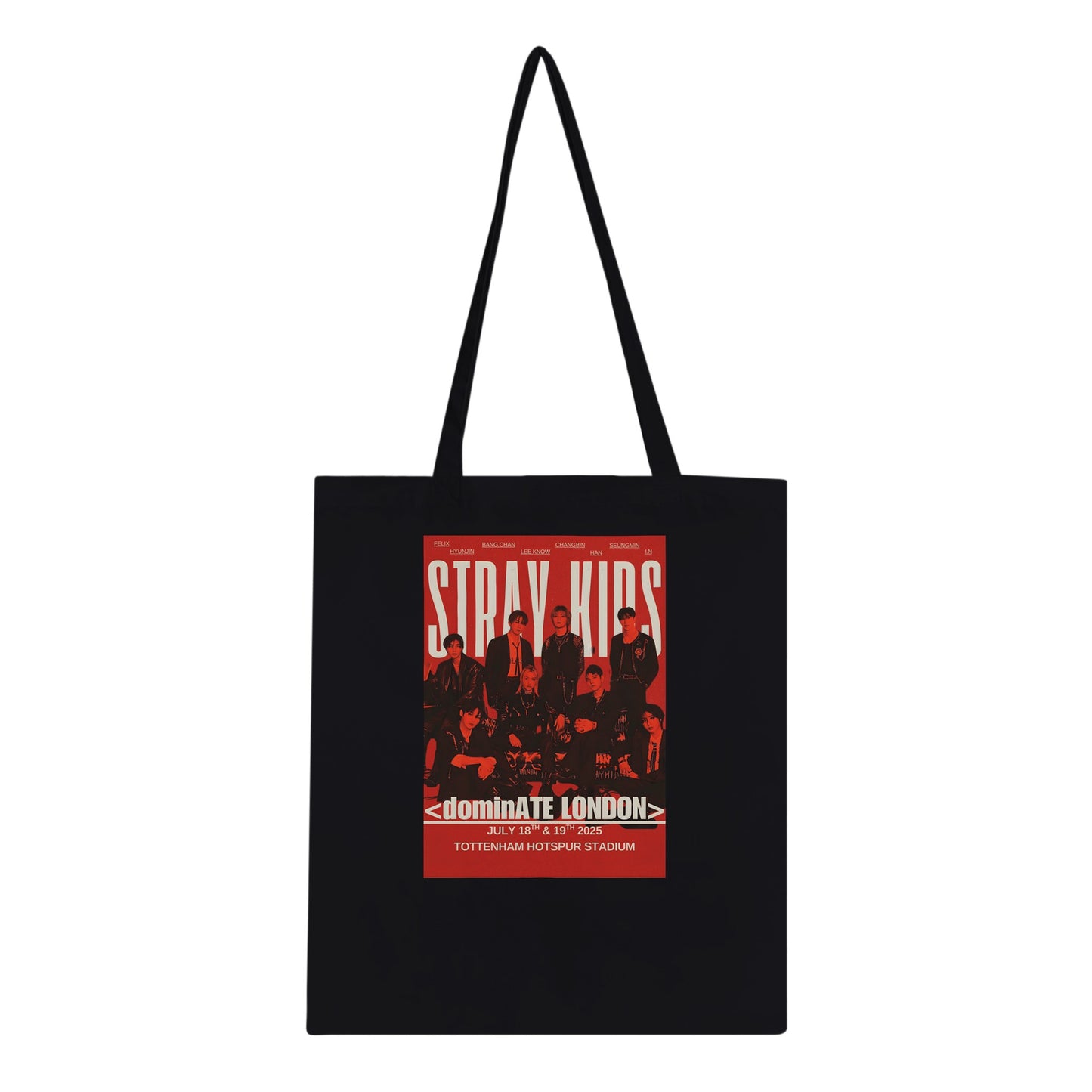 Stray Kids dominATE London Tour tote bag front