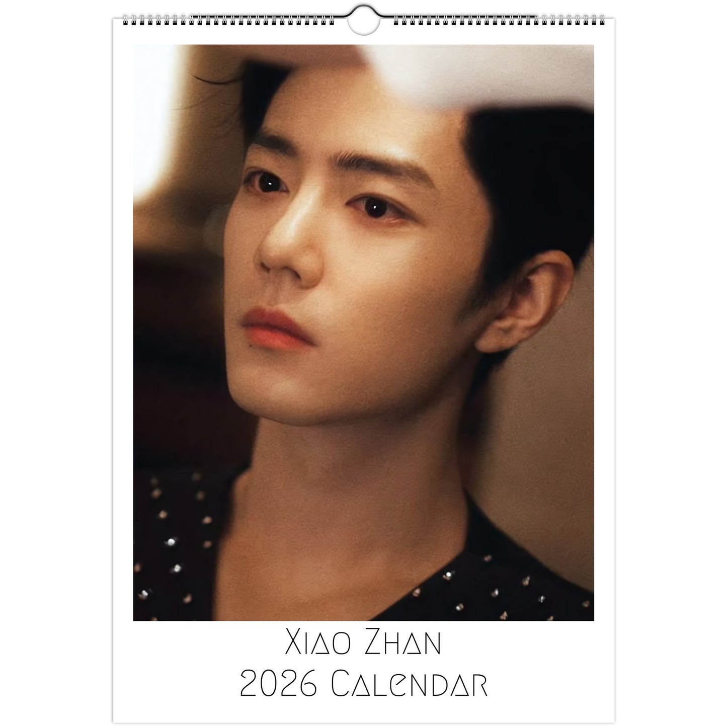 Xiao Zhan 2026 A3 wall calendar front cover