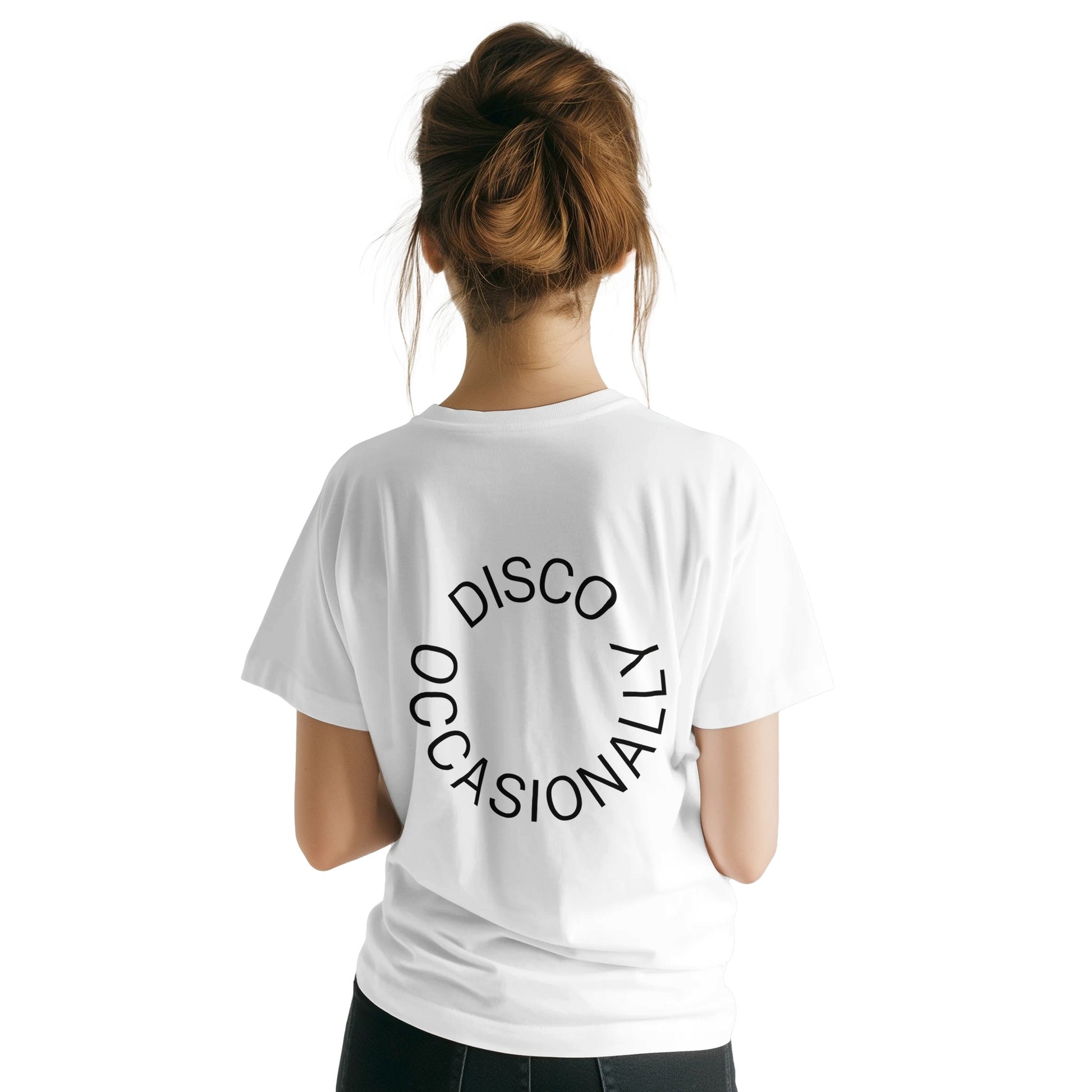 Harry Styles Disco Occasionally circular back print tee