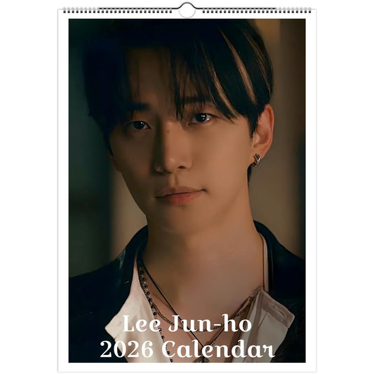 Lee Jun‑ho 2026 A3 wall calendar front cover