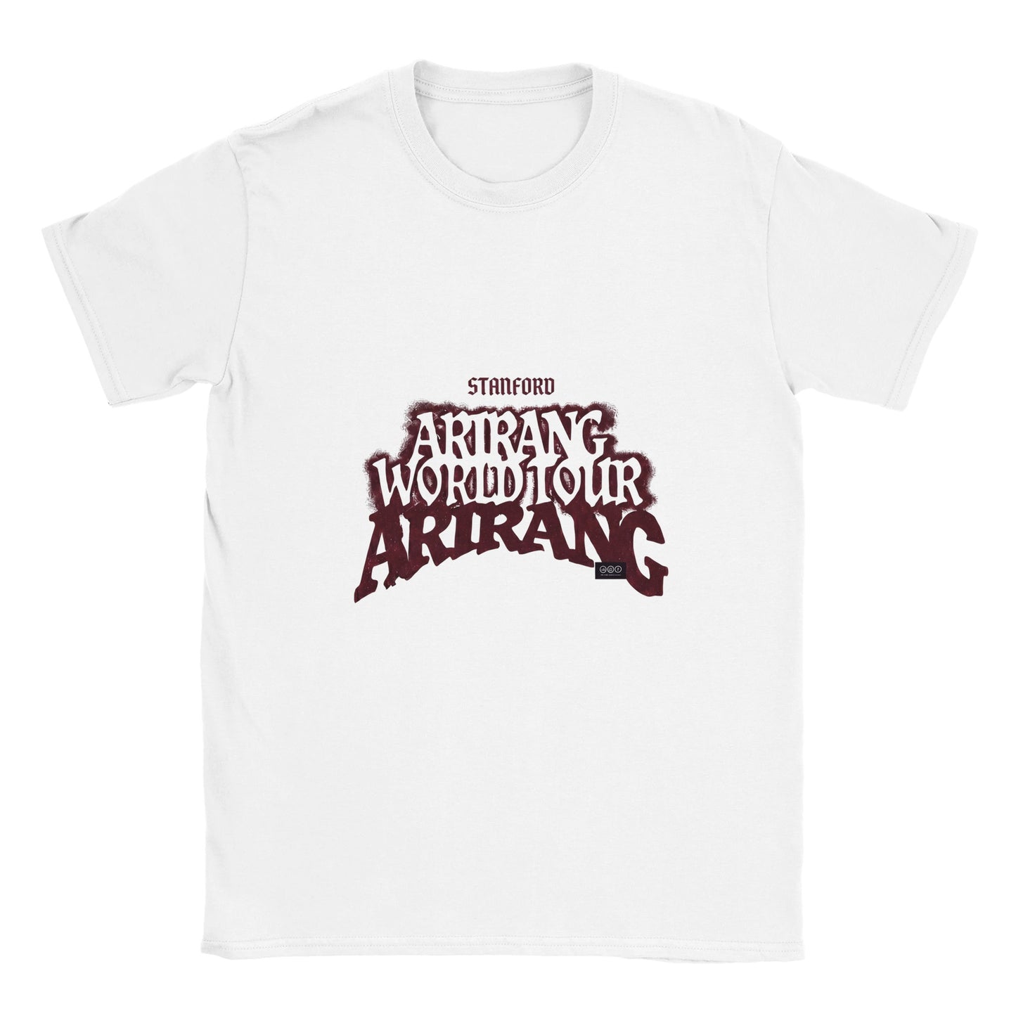 White BTS Arirang 2026 Stanford 26 t‑shirt