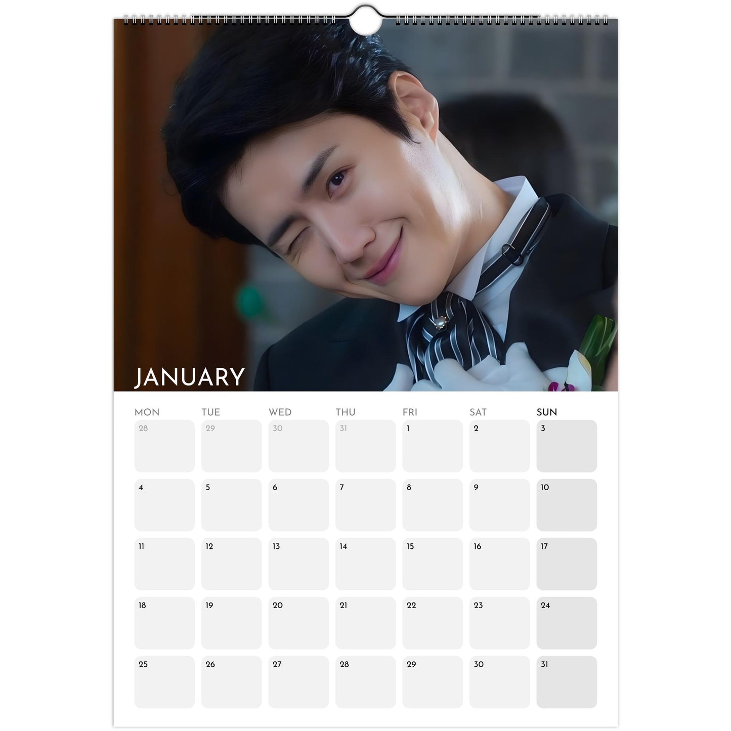 When Life Gives You Tangerines 2026 A3 wall calendar January 2027