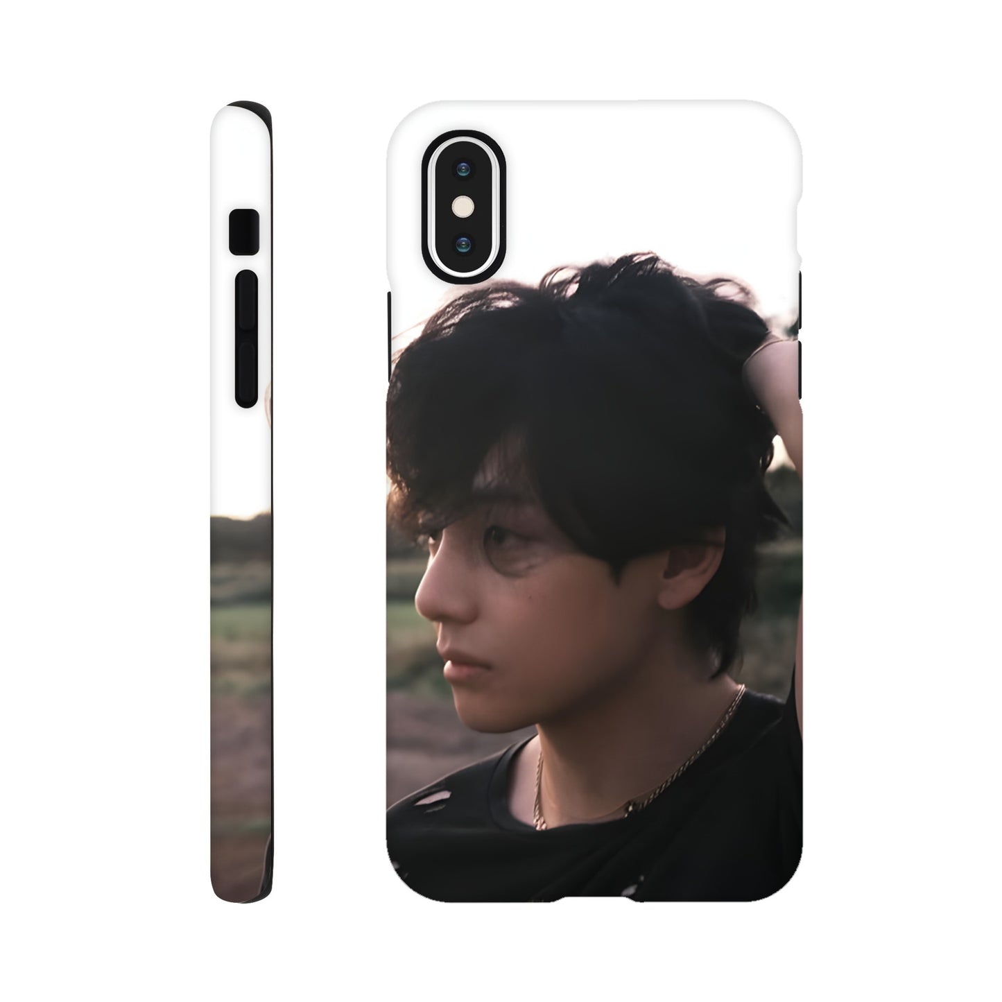K‑pop V protective iPhone case for fans