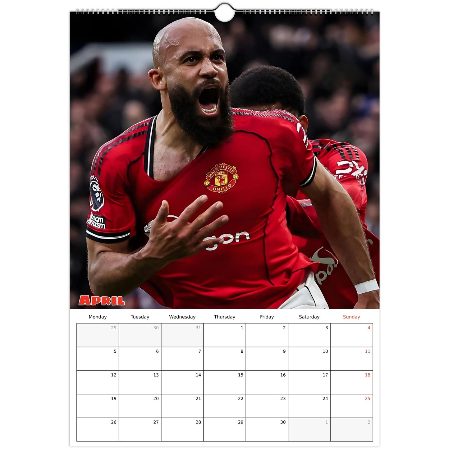 Manchester United April page 