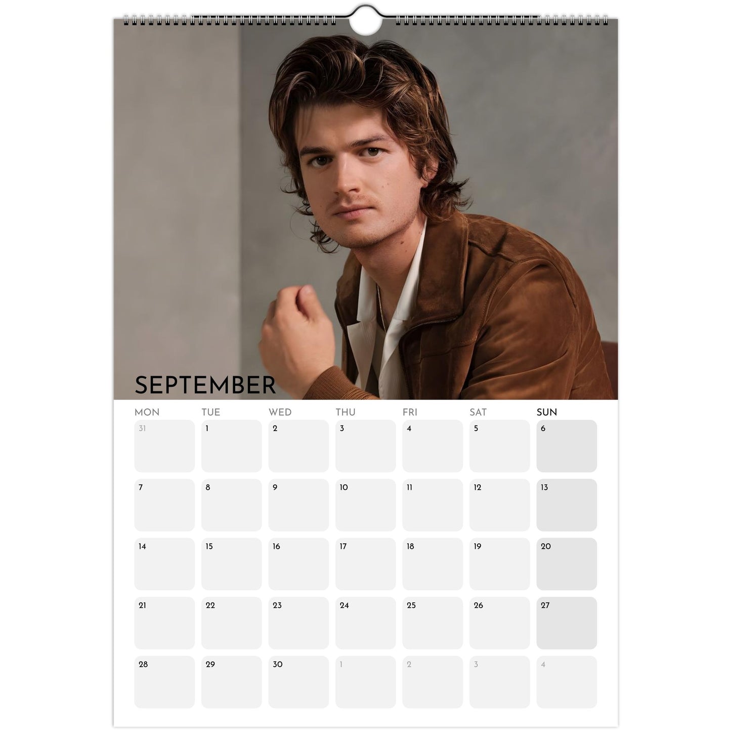 Stranger Things 2026 A3 wall calendar September
