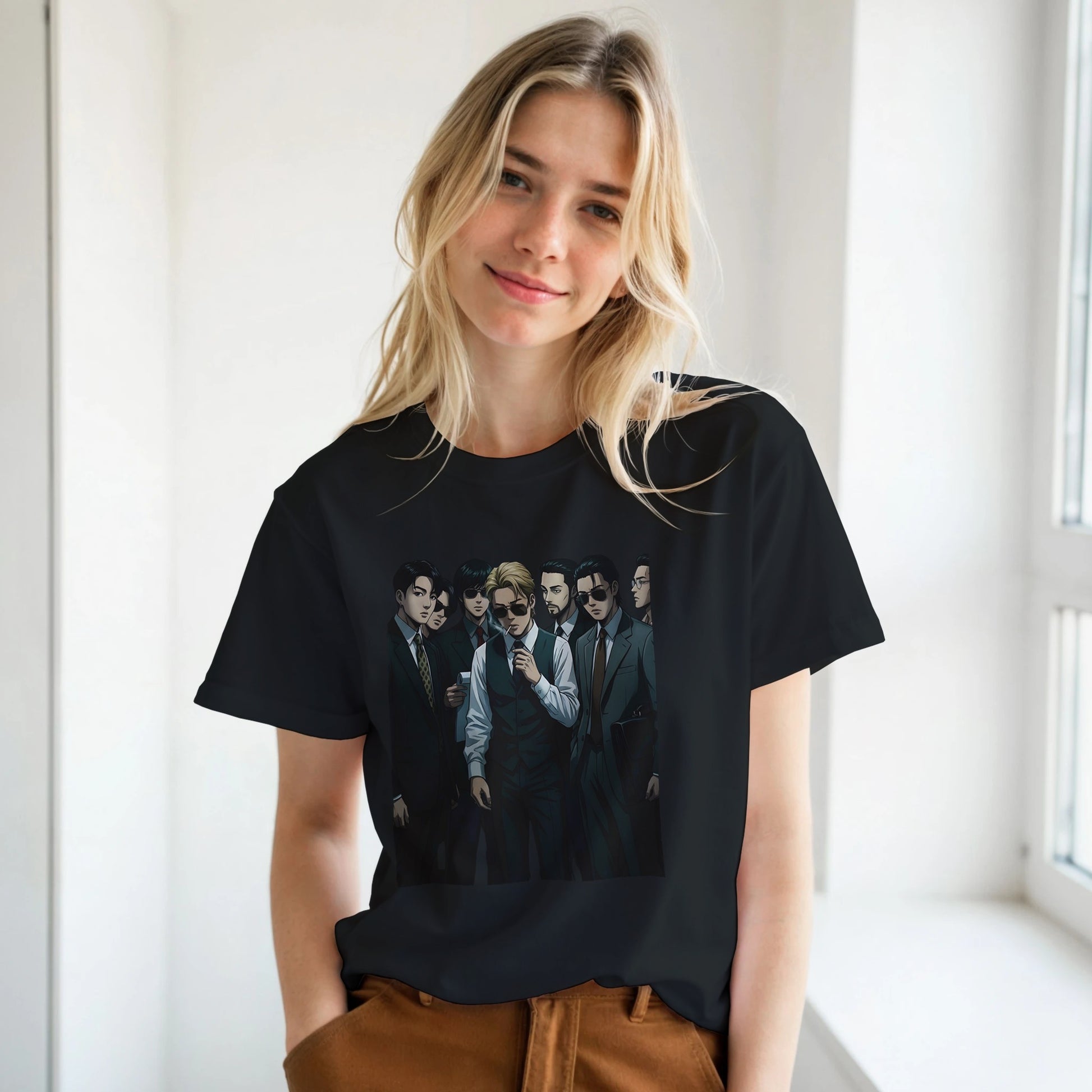 BTS 2026 logo back print shirt