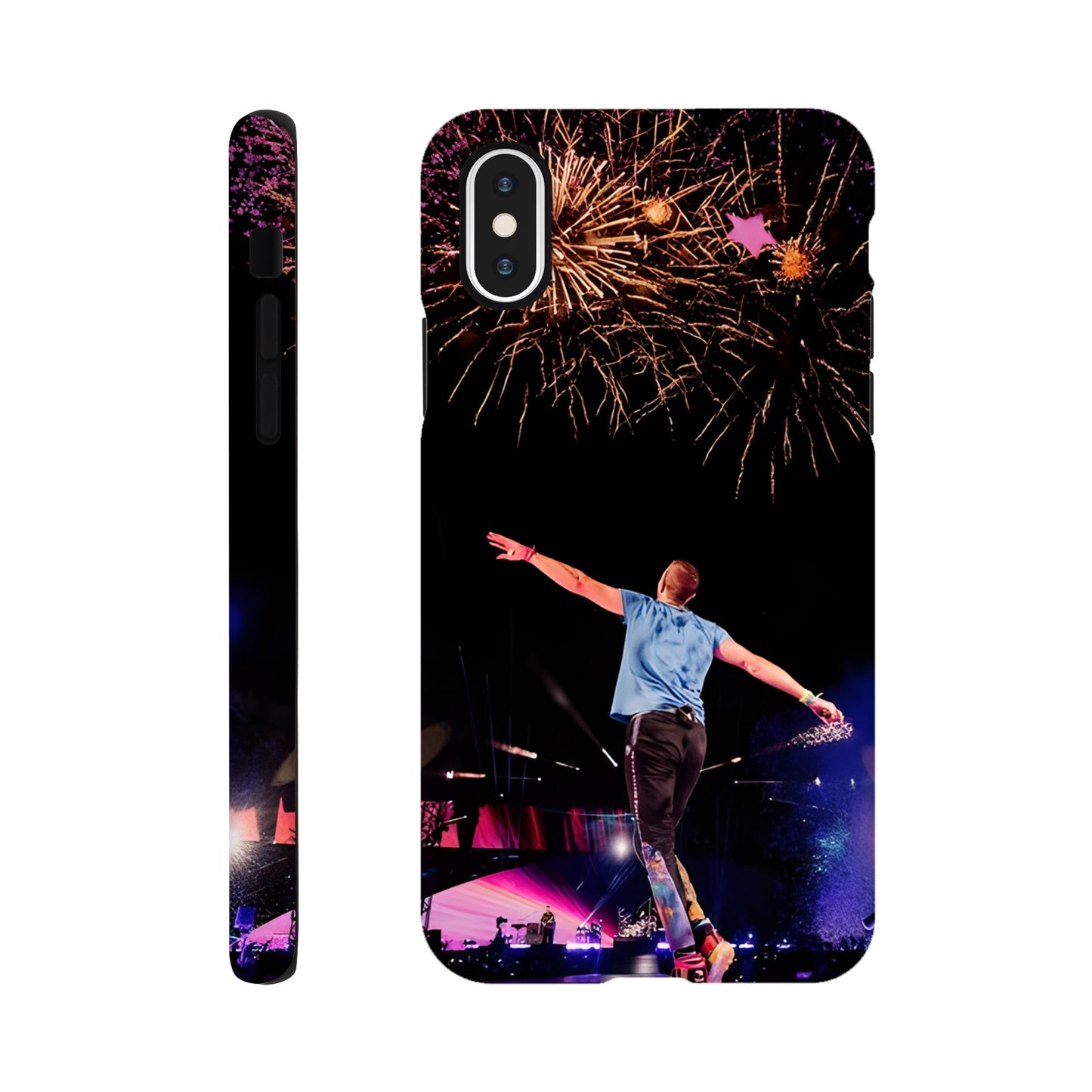 Fireworks iPhone case with reinforced corners for protection