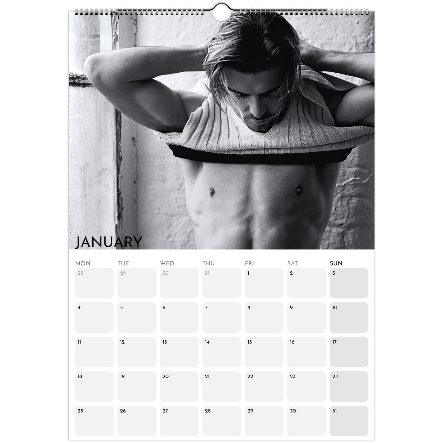 Jack Grealish 2026 A3 wall calendar January