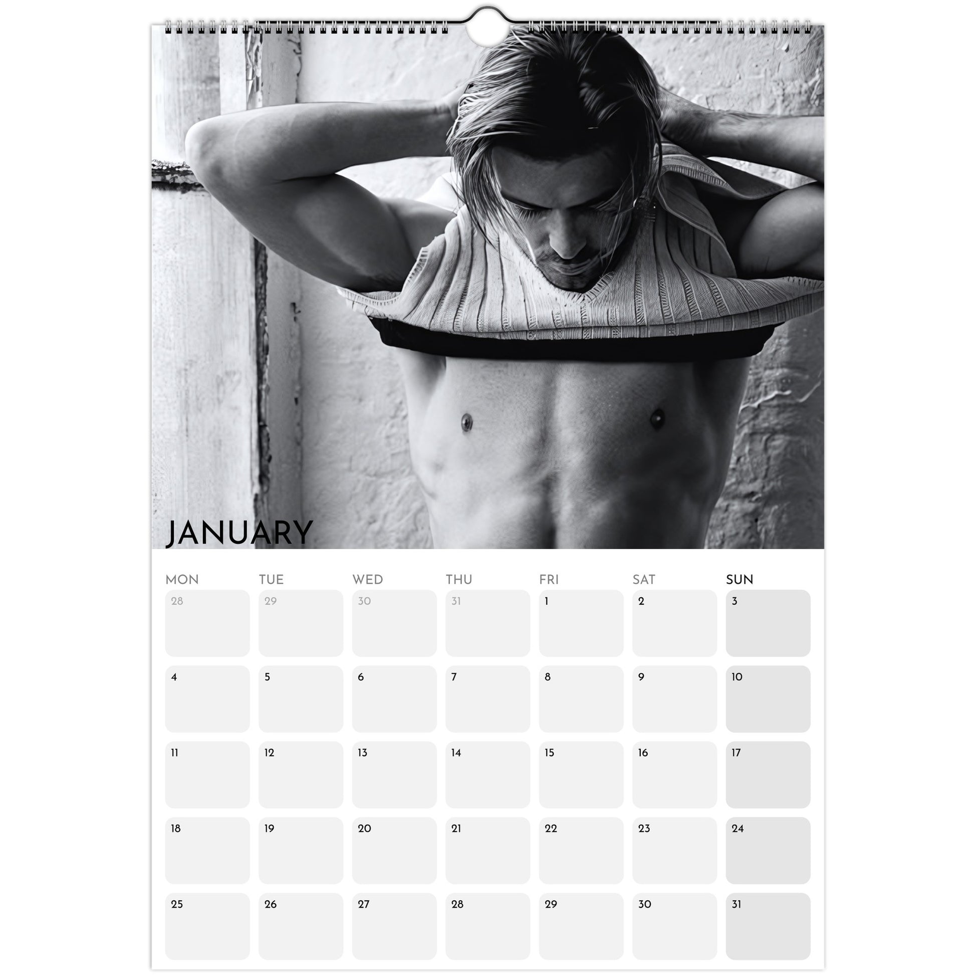 Jack Grealish 2026 A3 wall calendar January