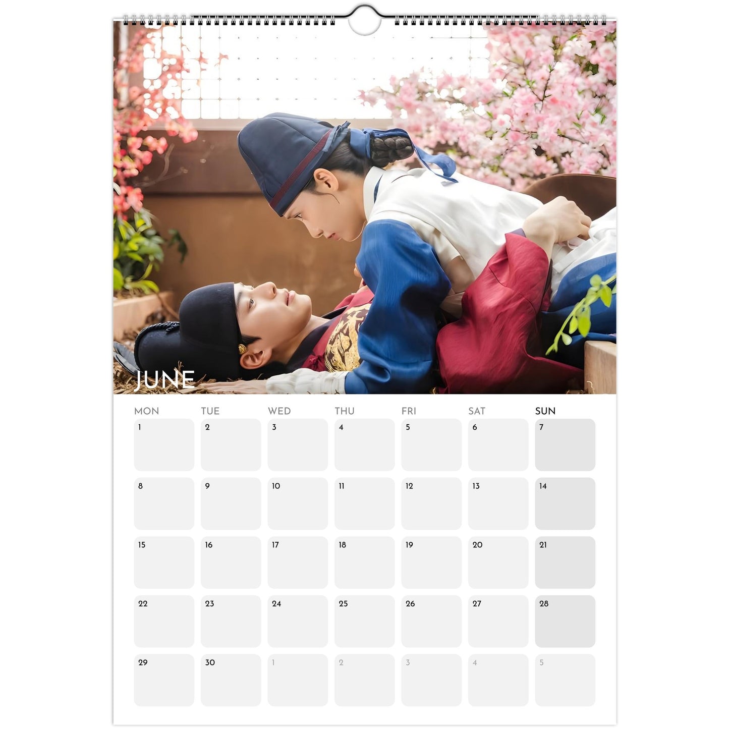 Bon Appétit Your Majesty 2026 A3 wall calendar June