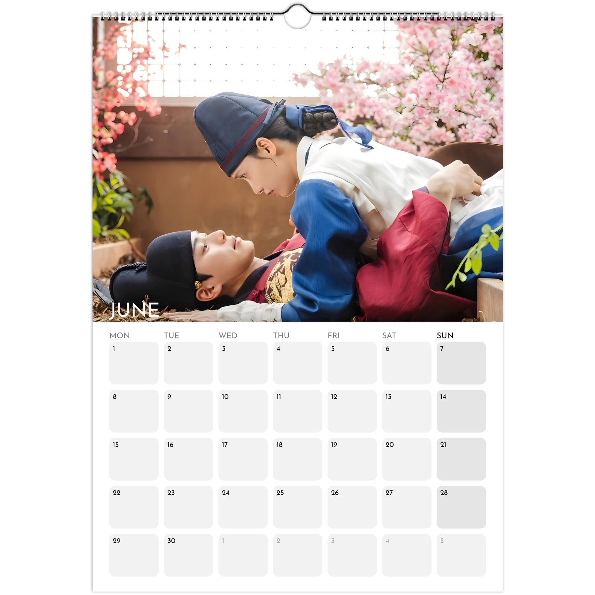 Bon Appétit Your Majesty 2026 A3 wall calendar June