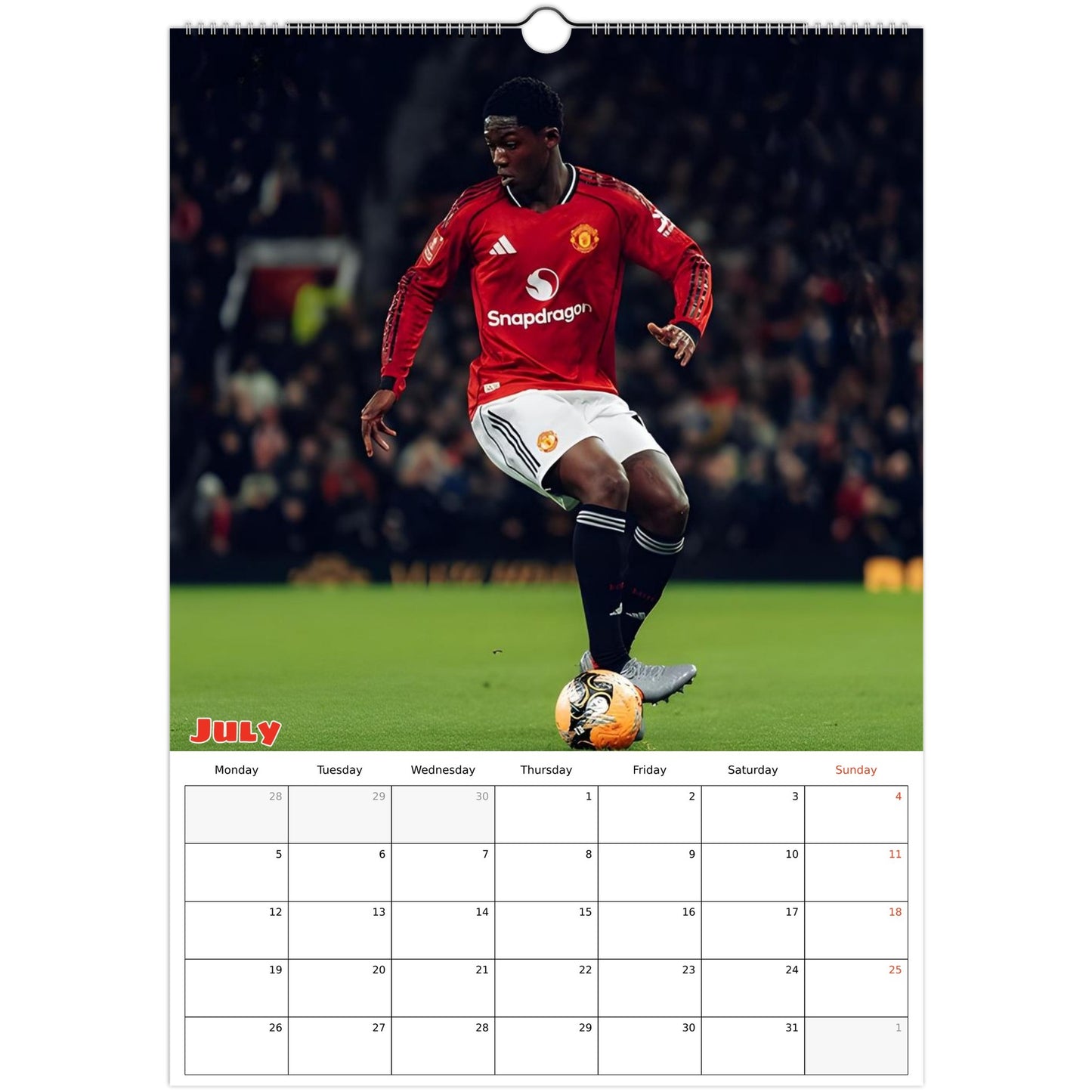 Manchester United July page 