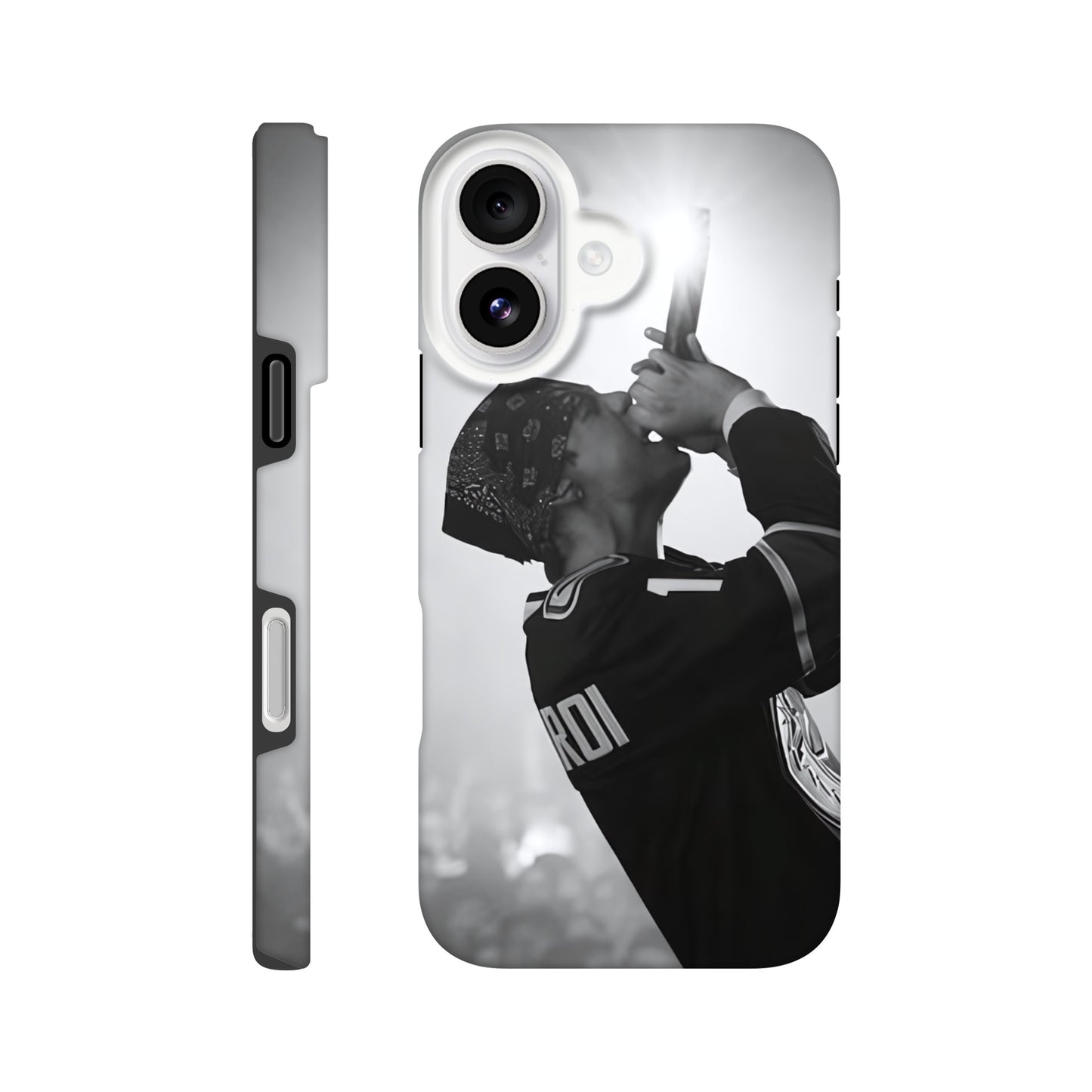 The Kid LAROI aesthetic iPhone case with dual‑layer protection