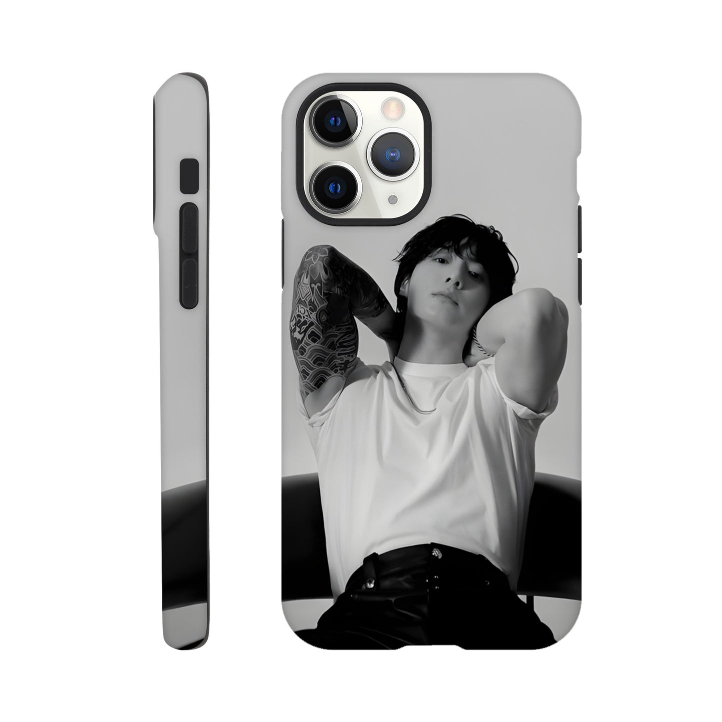 BTS Jungkook iPhone case with durable hard shell