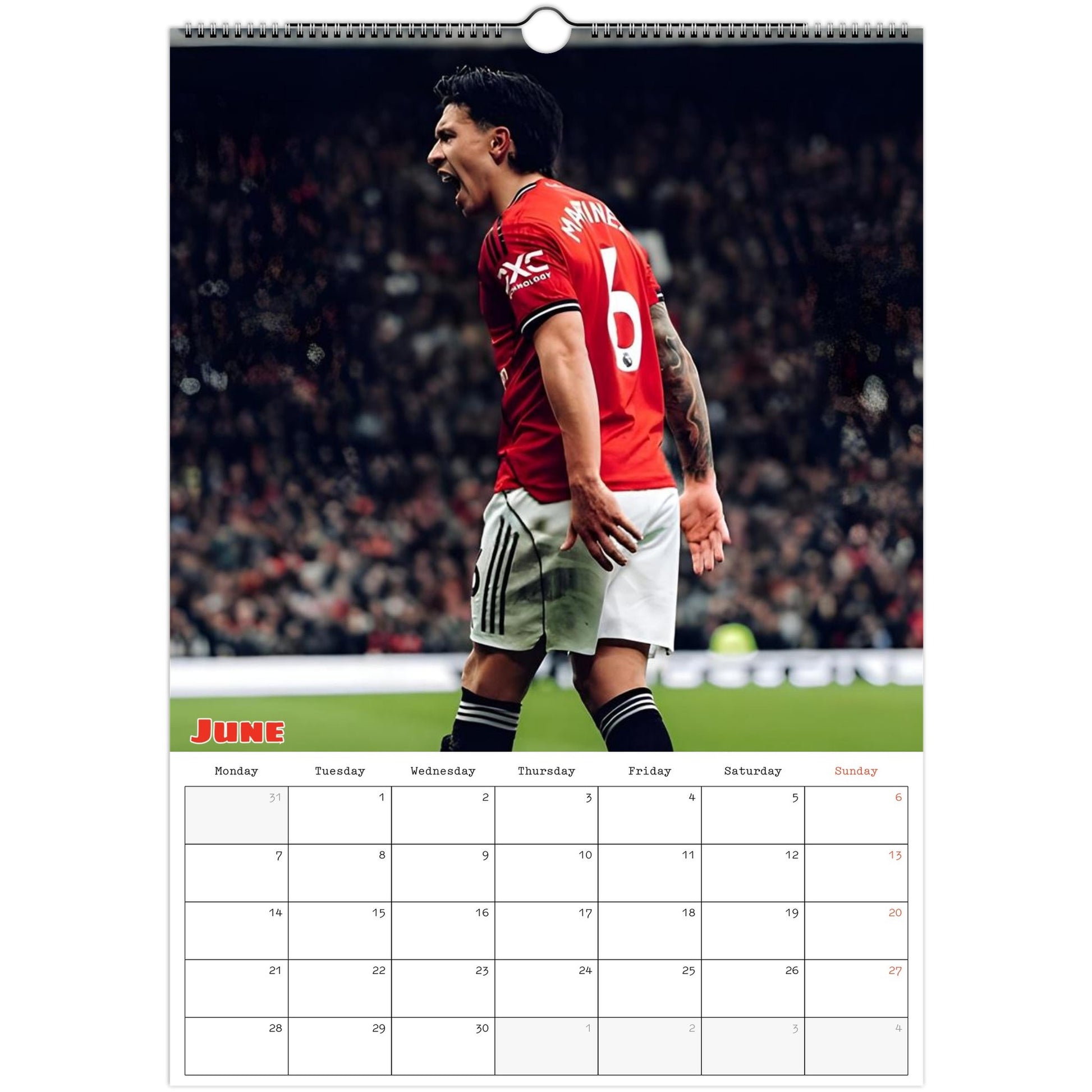 Manchester United June page 