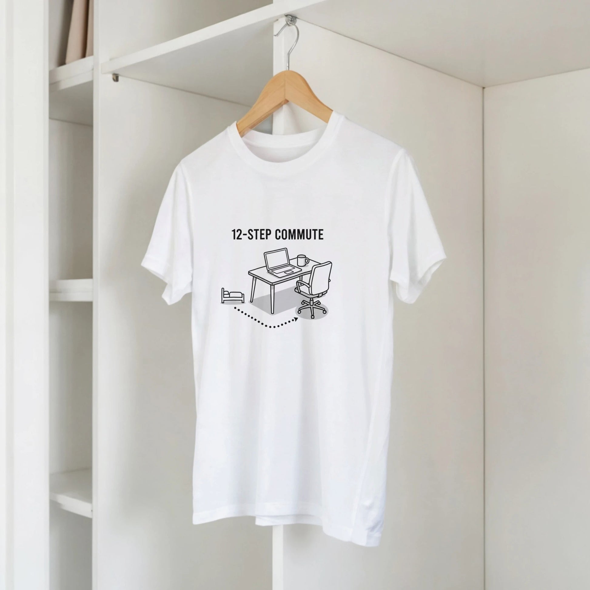Freelancer home office line art shirt