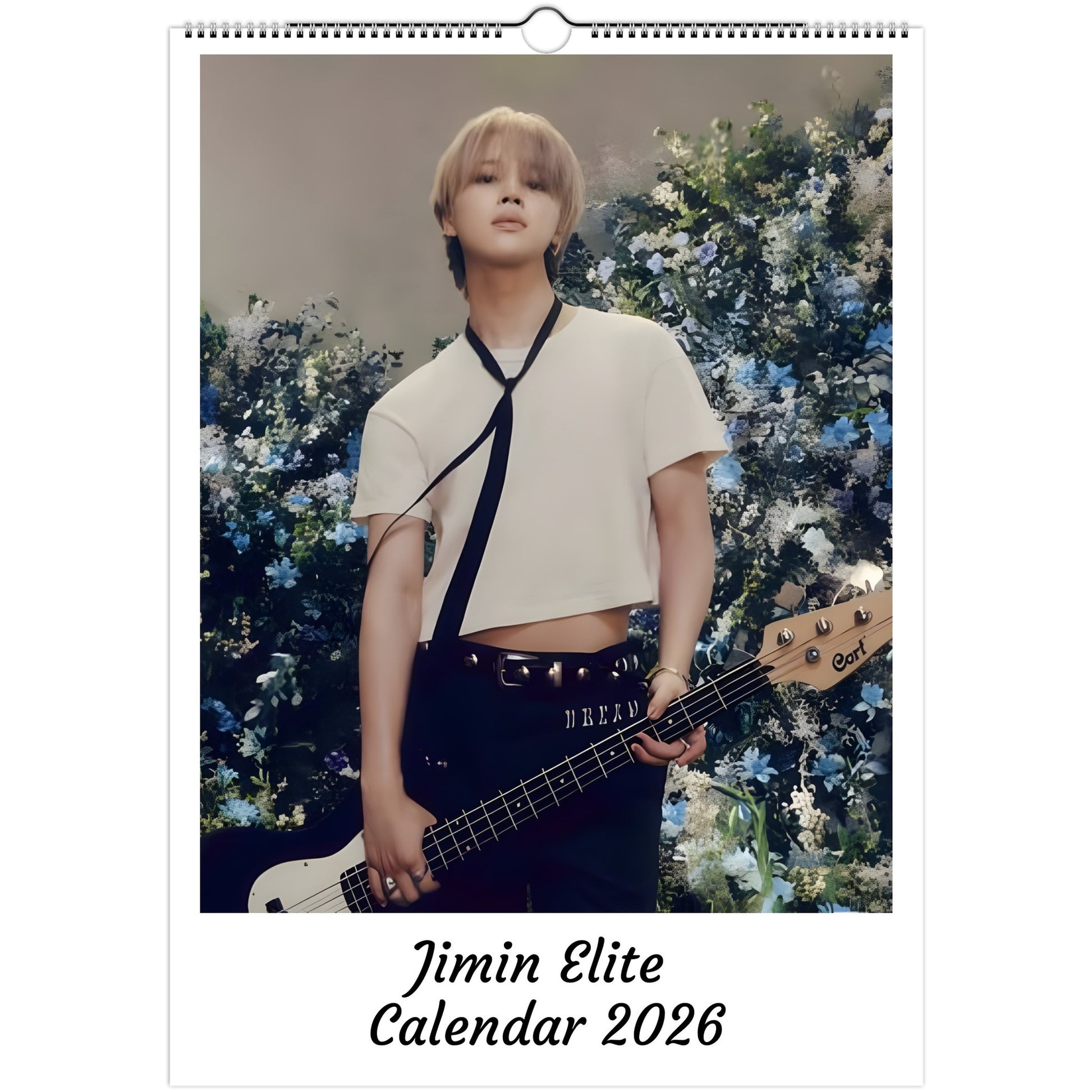 BTS Jimin Elite Cover 2026 calendar page
