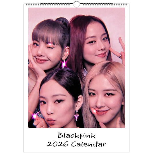BLACKPINK 2026 A3 wall calendar front cover