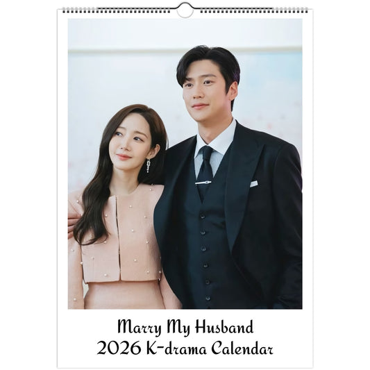 Marry My Husband Front Cover 2026 calendar page