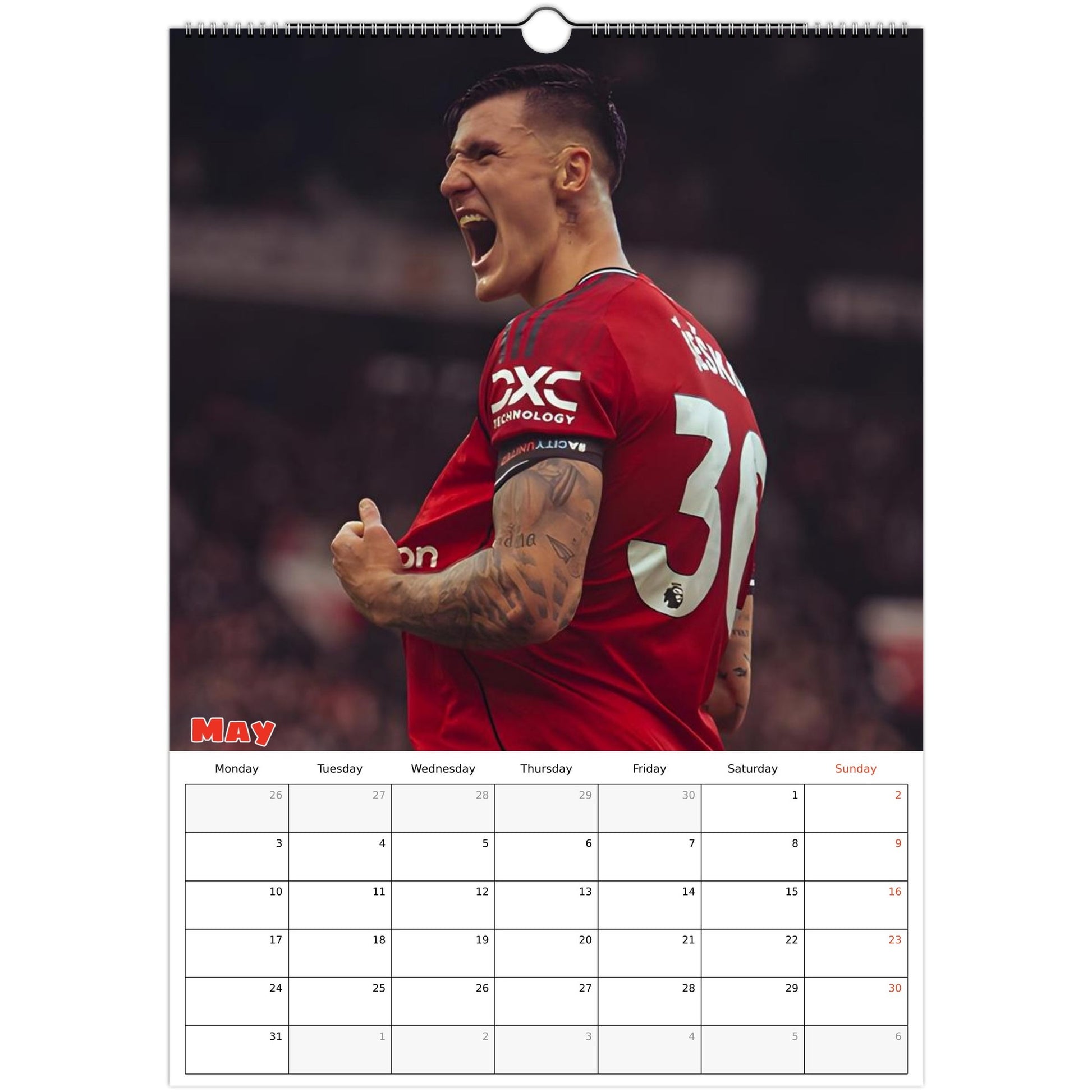 Manchester United May page 
