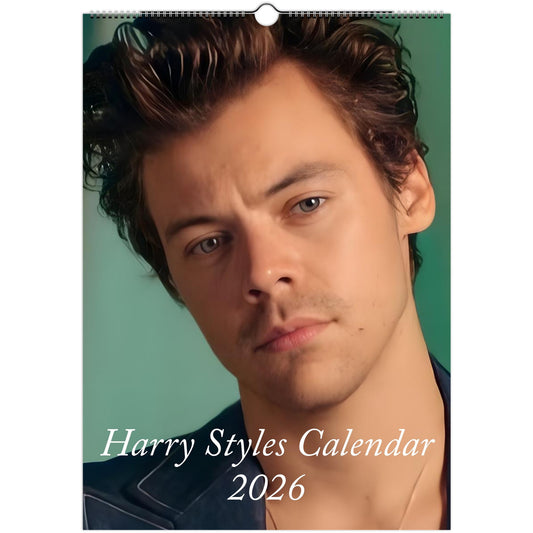 Harry Styles 2026 A3 wall calendar front cover