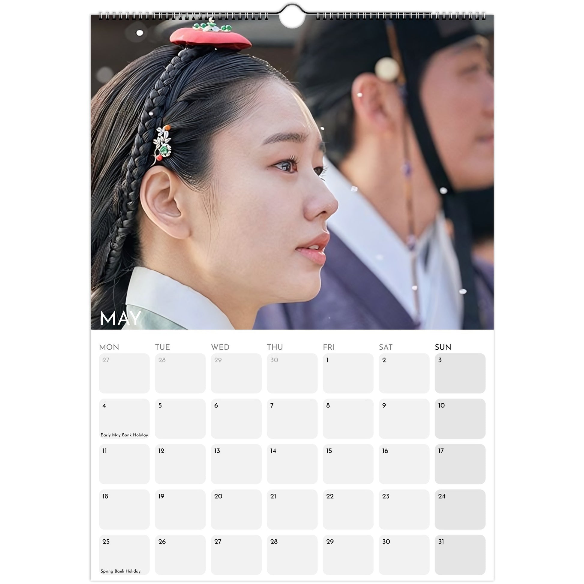 My Dearest 2026 A3 wall calendar May