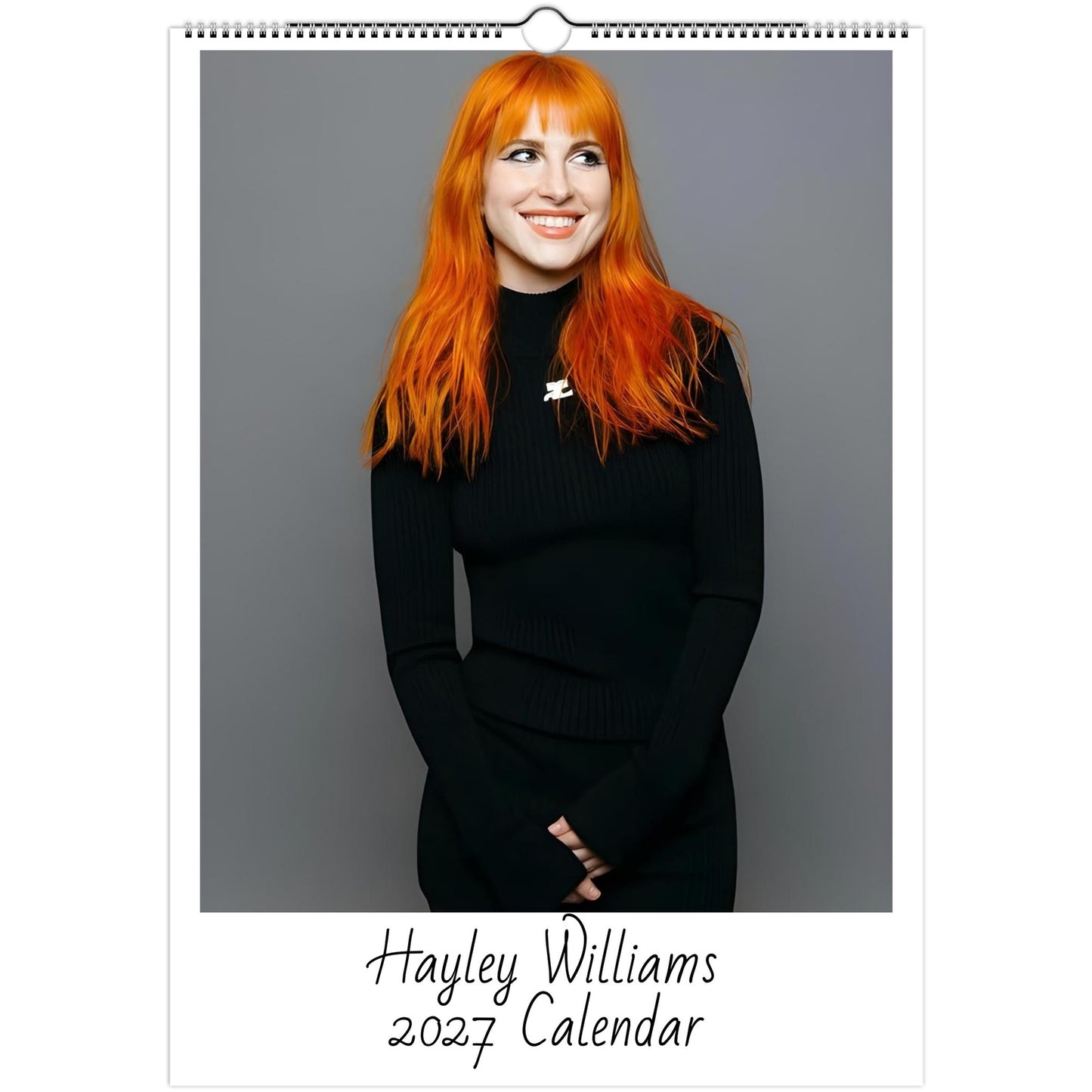 Hayley Williams 2027 calendar cover
