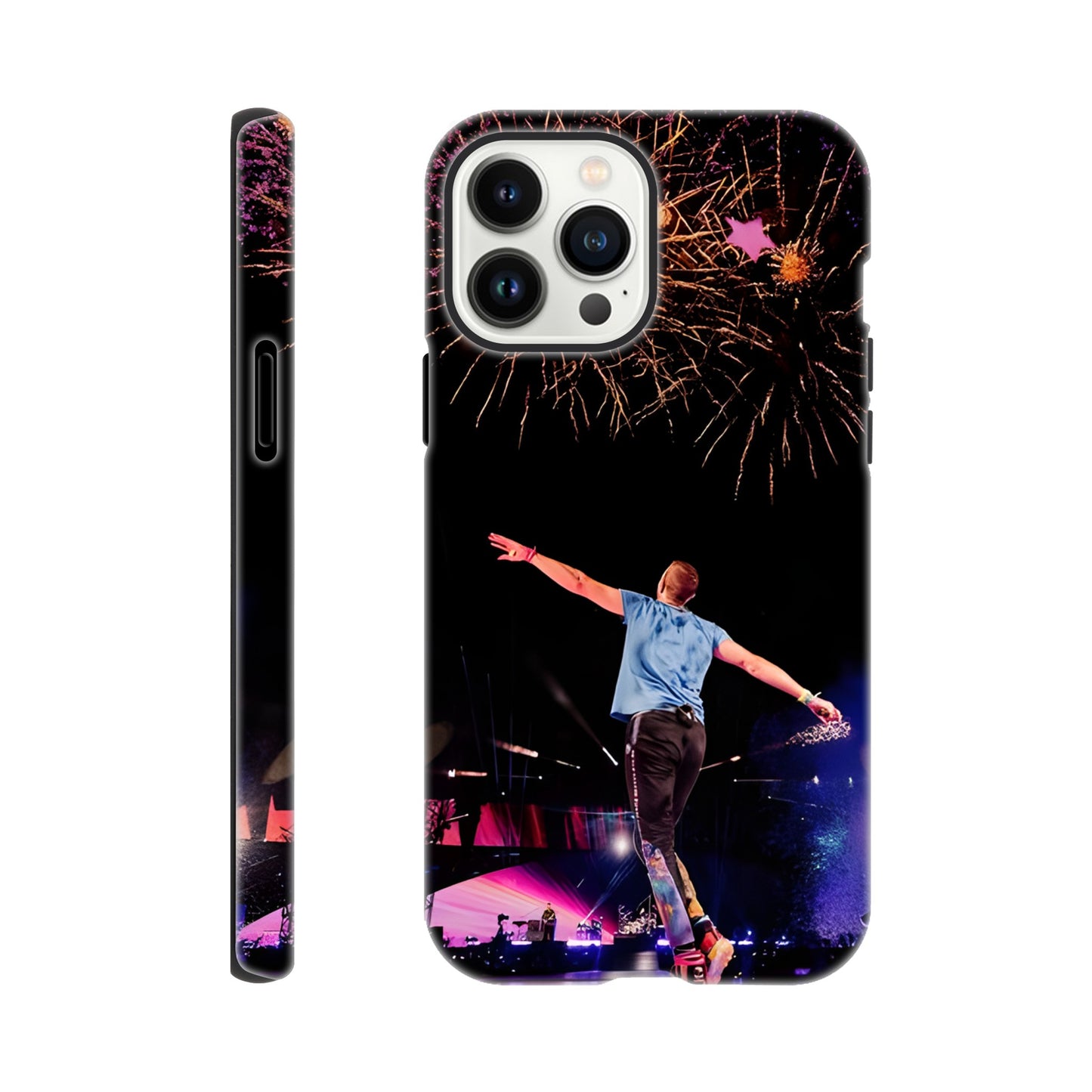 Protective Coldplay iPhone tough case with bright artwork