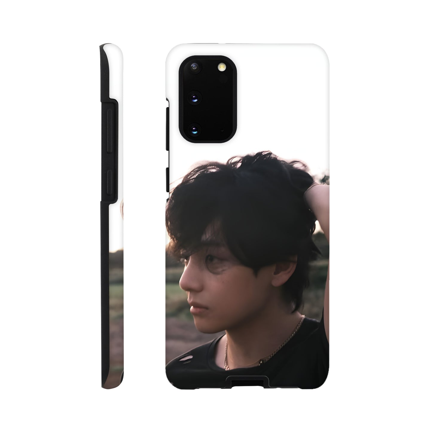 Taehyung Samsung tough case with reinforced dual‑layer build
