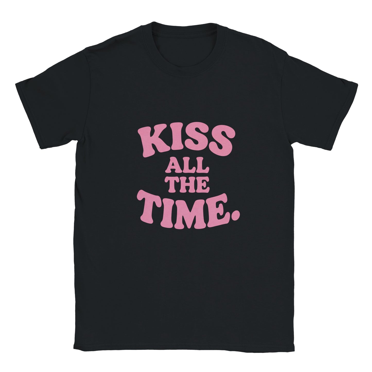 Black Harry Styles Kiss All The Time t‑shirt