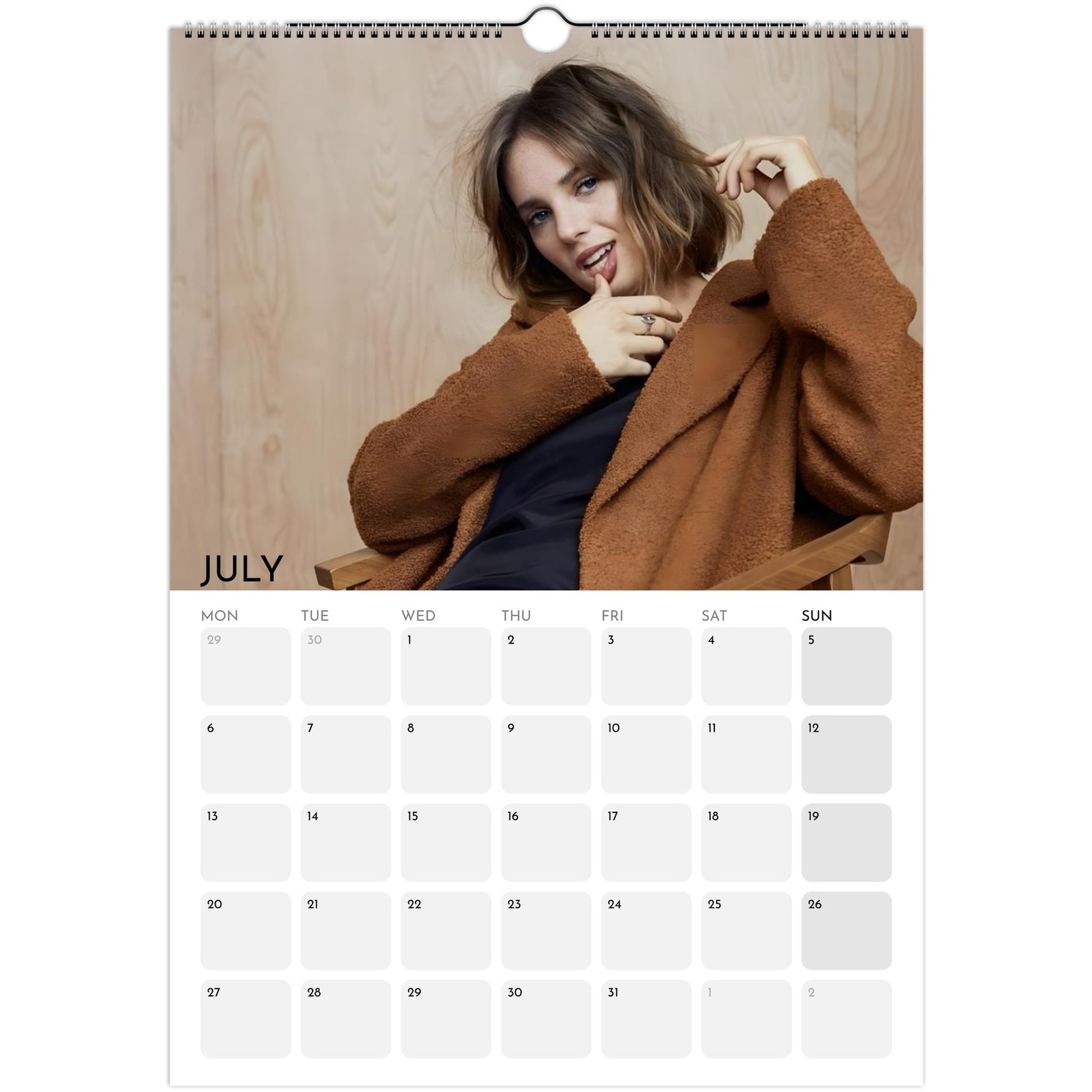 Stranger Things 2026 A3 wall calendar July