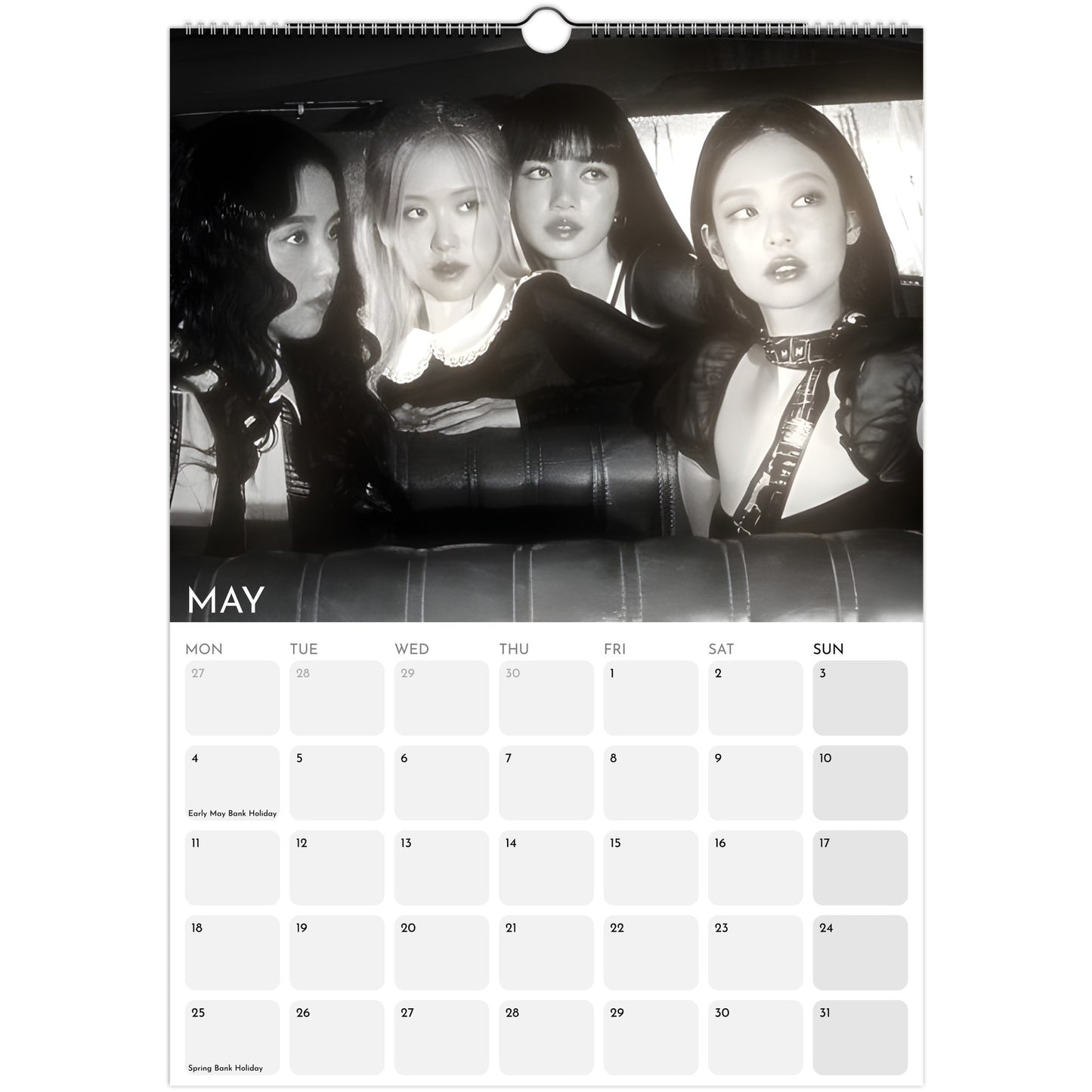 BLACKPINK 2026 A3 wall calendar May