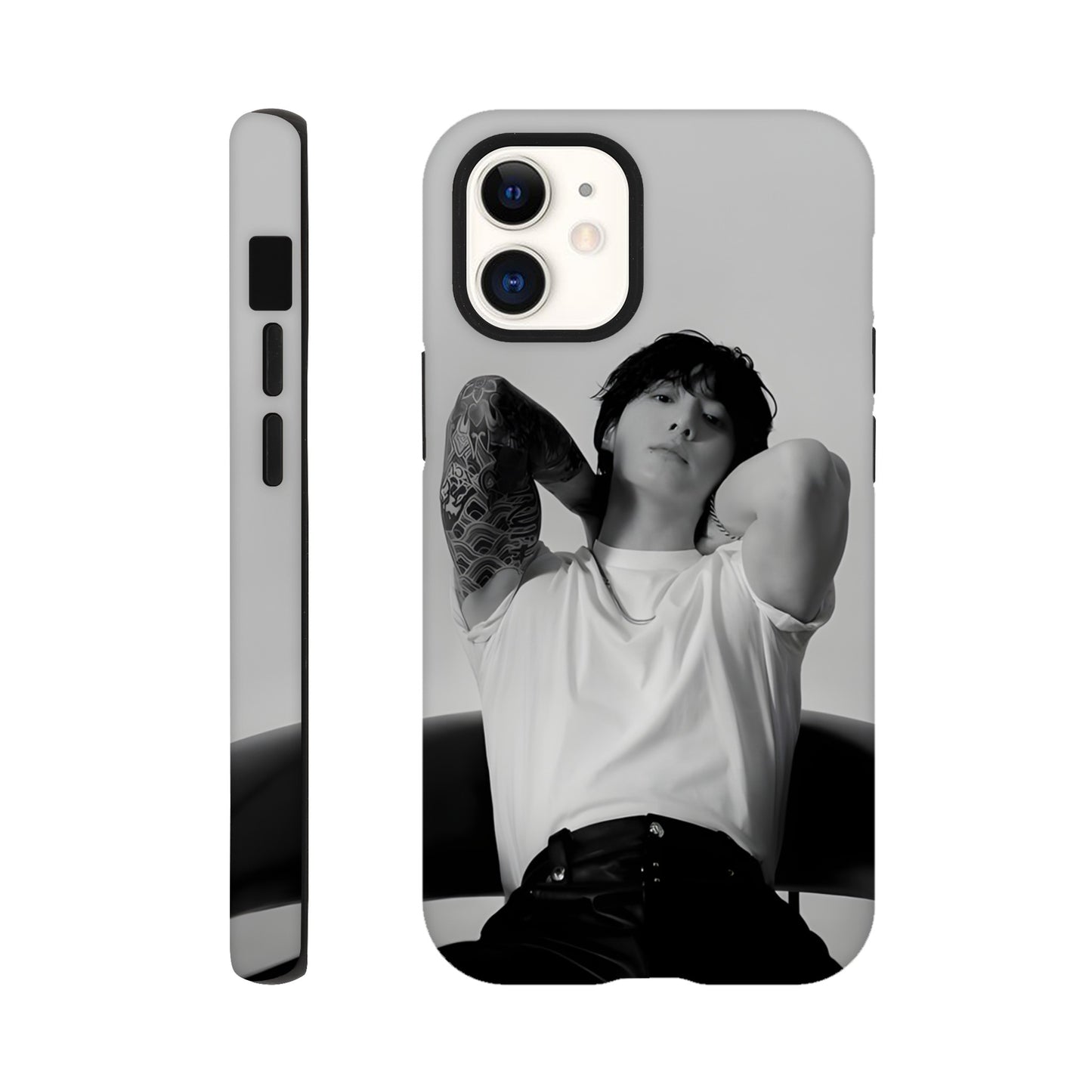Protective iPhone tough case with Jungkook K‑pop artwork