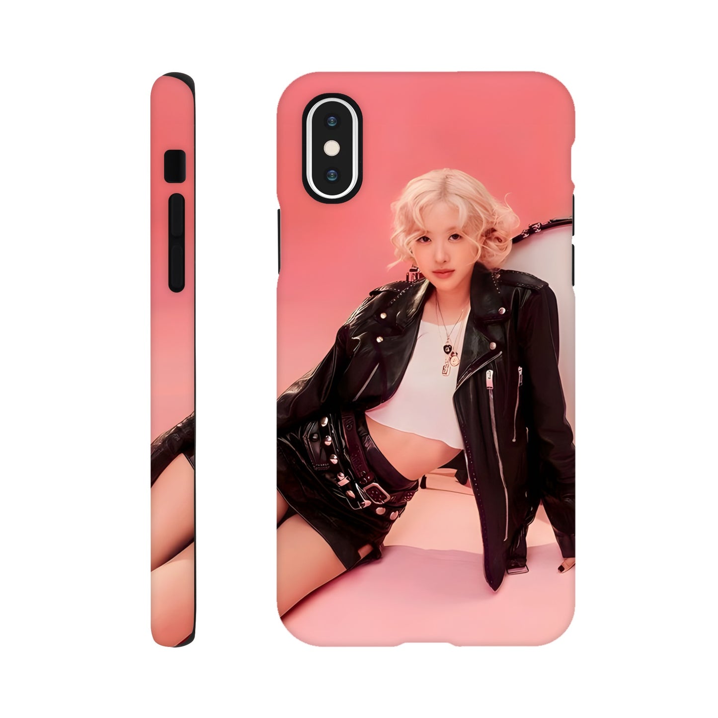 Rosé Blackpink iPhone case with durable hard shell