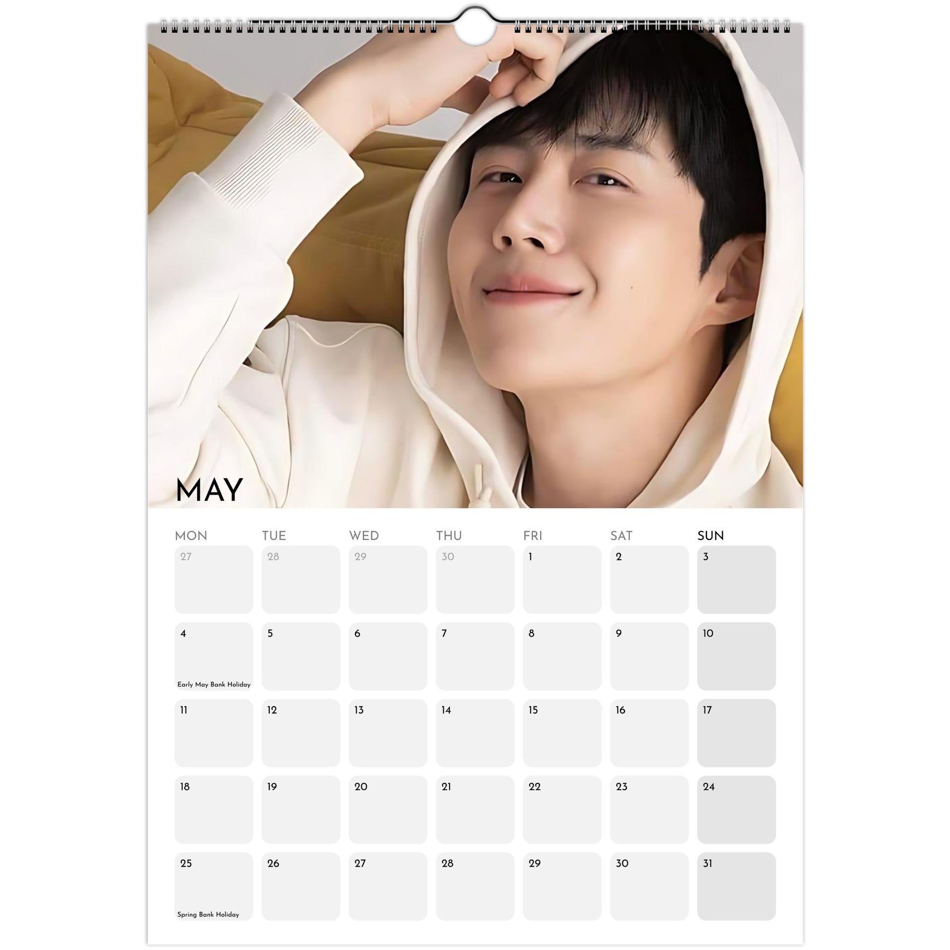Kim Seon‑ho 2026 A3 wall calendar May