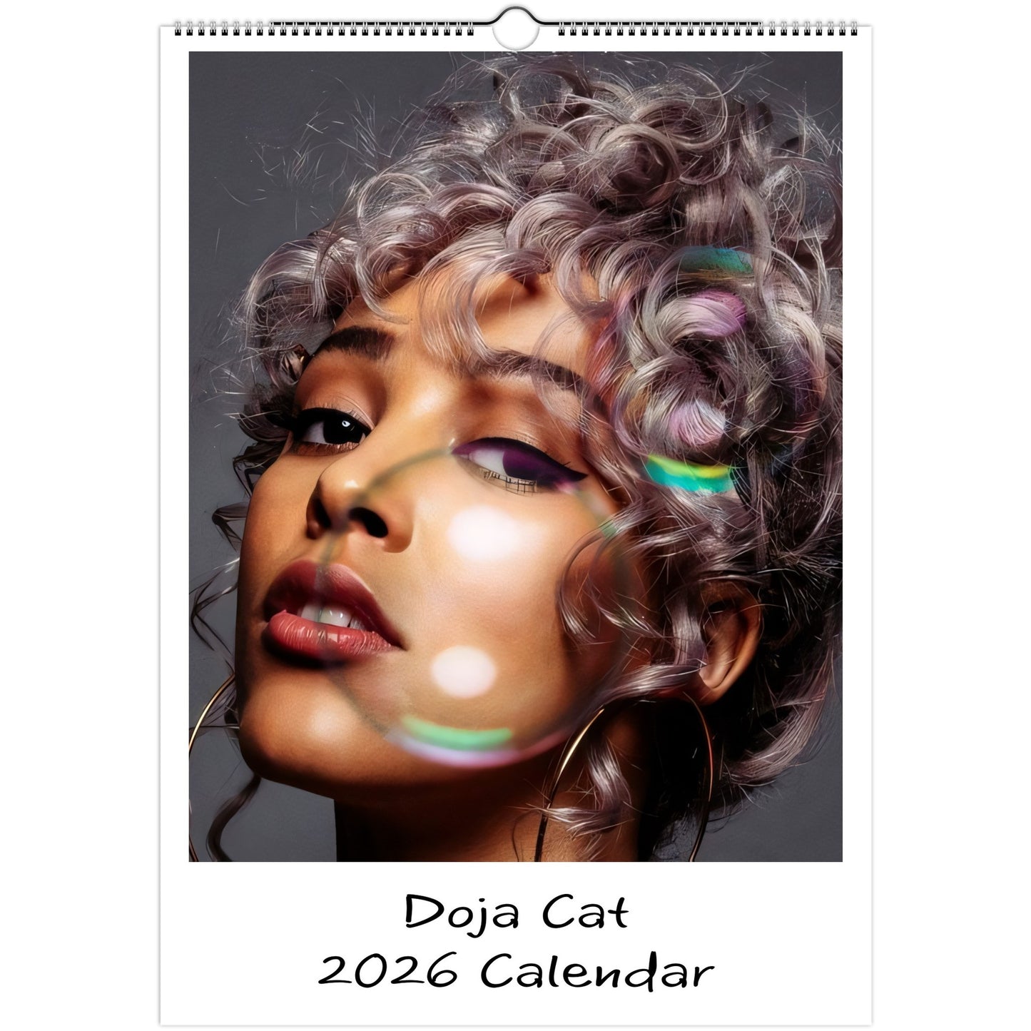 Doja Cat Front Cover 2026 calendar page