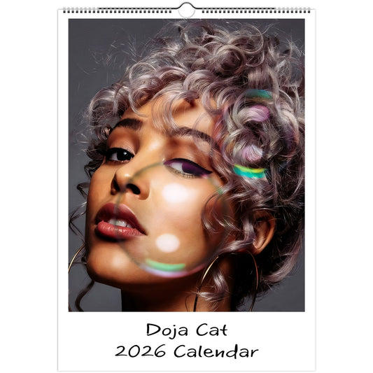 Doja Cat Front Cover 2026 calendar page