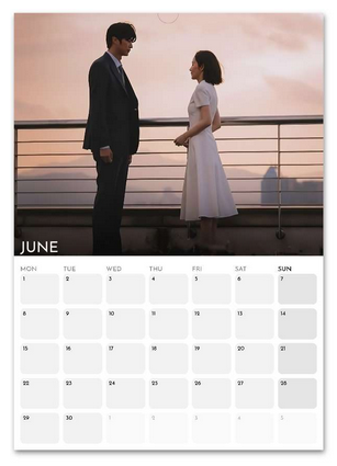 Marry My Husband June 2026 calendar page