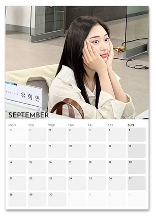 Marry My Husband September 2026 calendar page